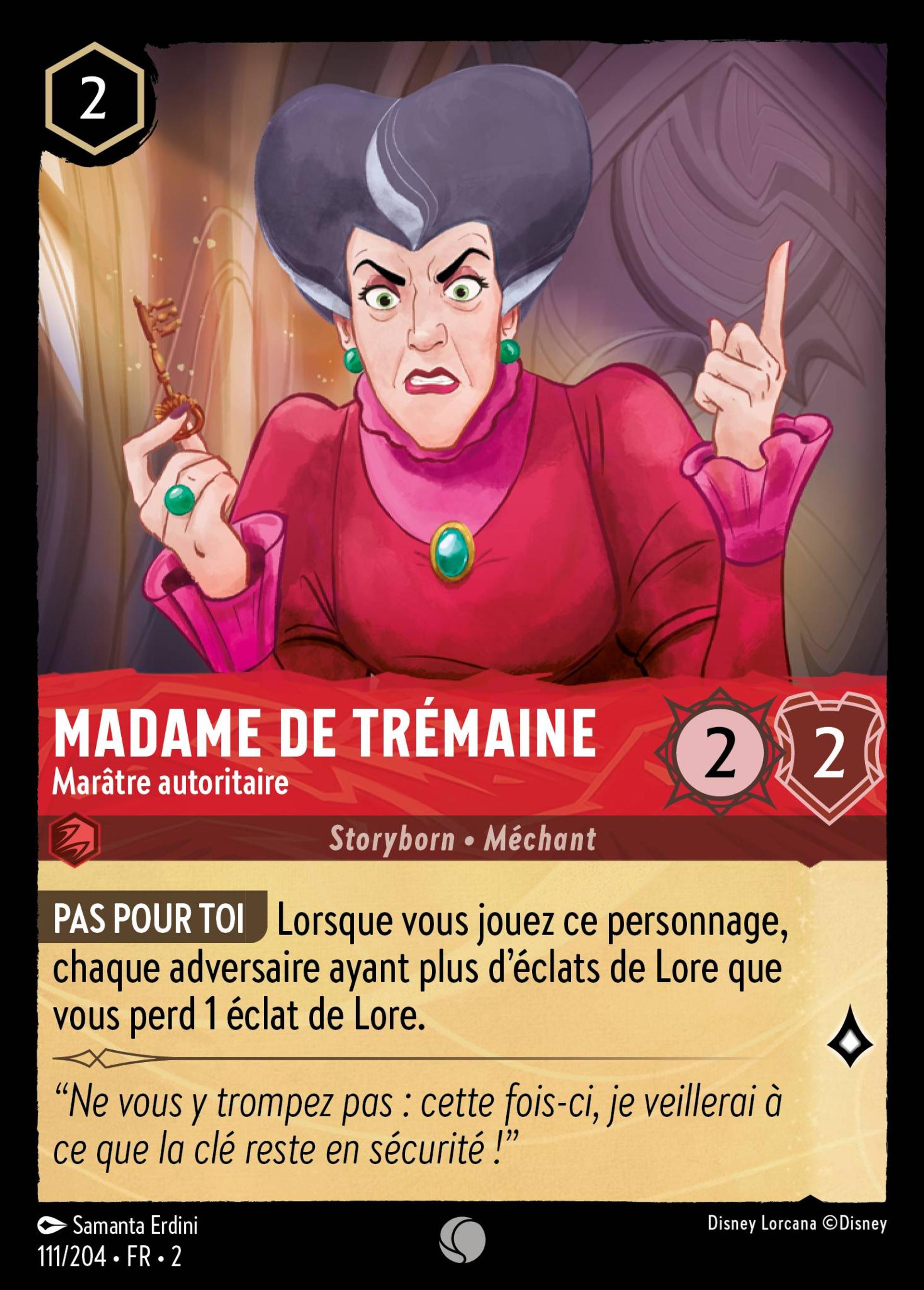Madame de Trémaine - Marâtre autoritaire — Rise of the Floodborn — Lorcana