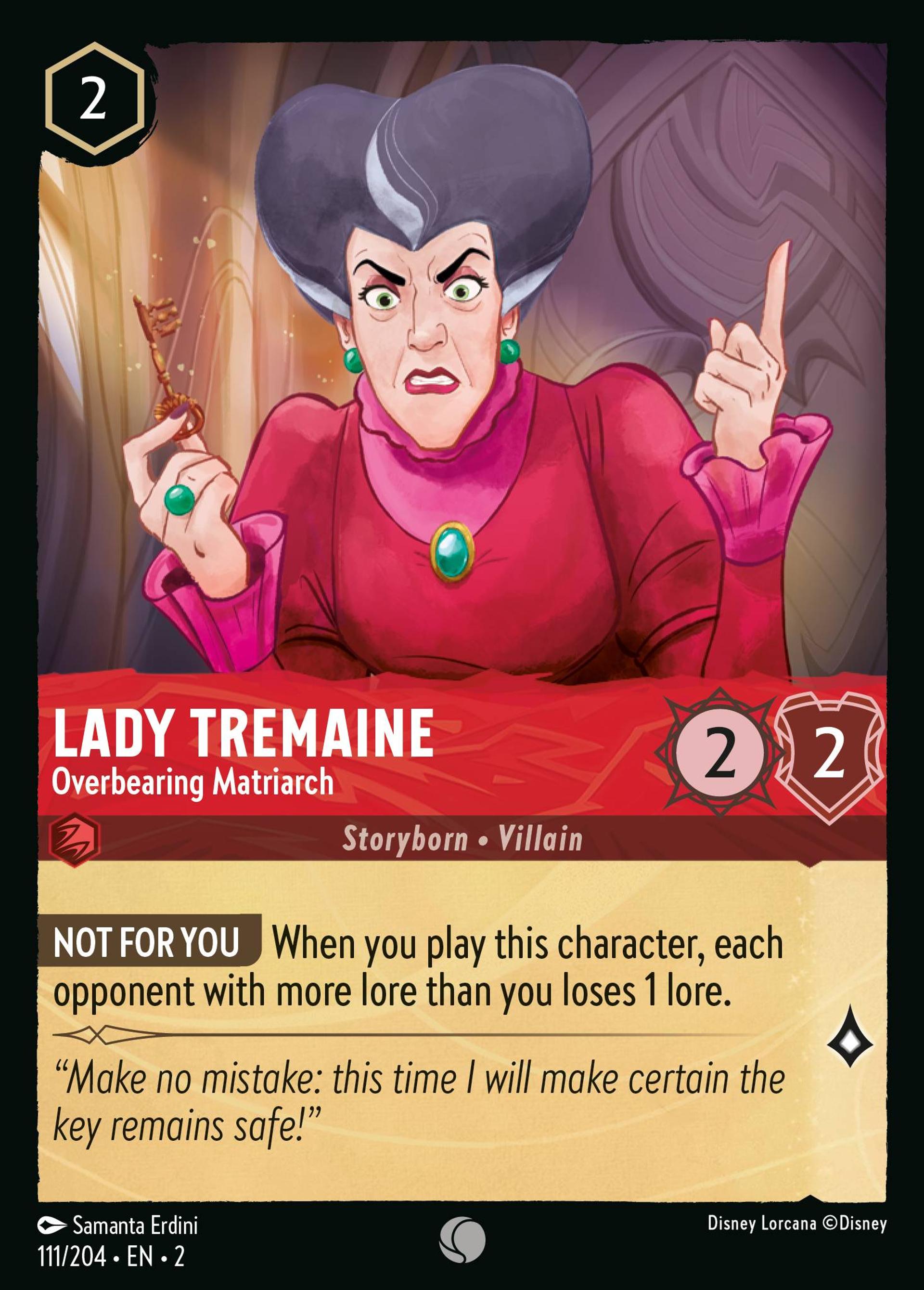 Madame de Trémaine - Marâtre autoritaire — Rise of the Floodborn — Lorcana