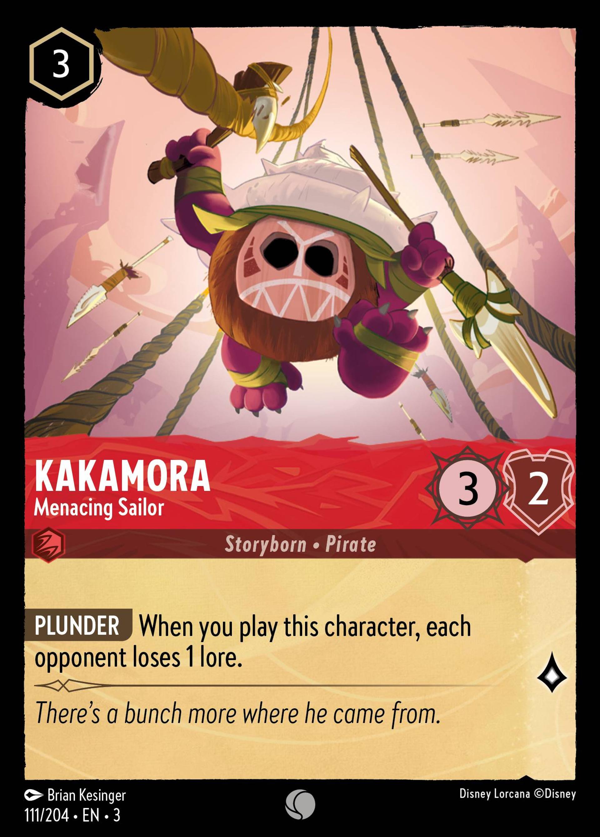 Kakamora - Menacing Sailor — Into the Inklands — Lorcana