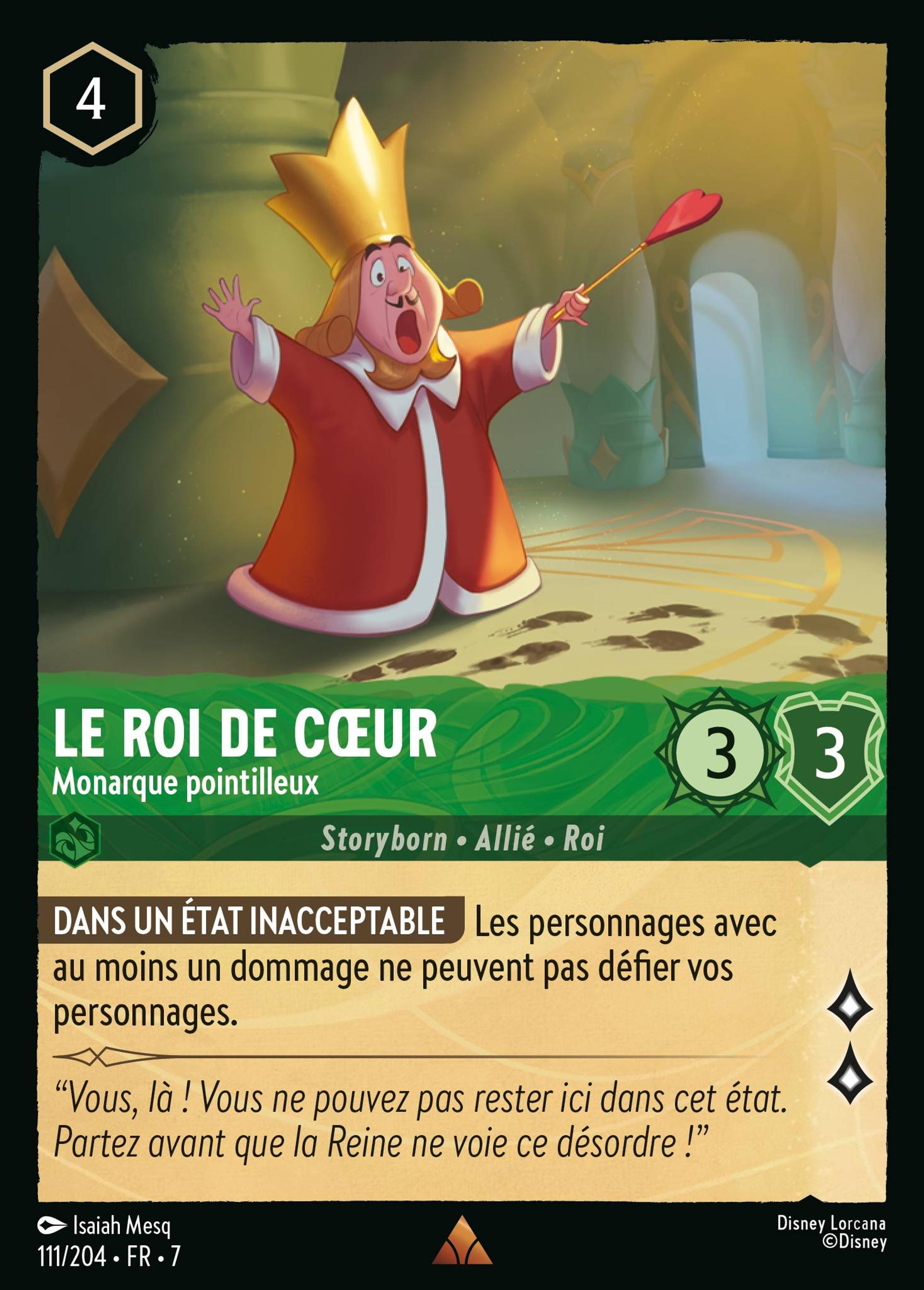 Le Roi de Cœur - Monarque pointilleux — Archazia's Island — Lorcana