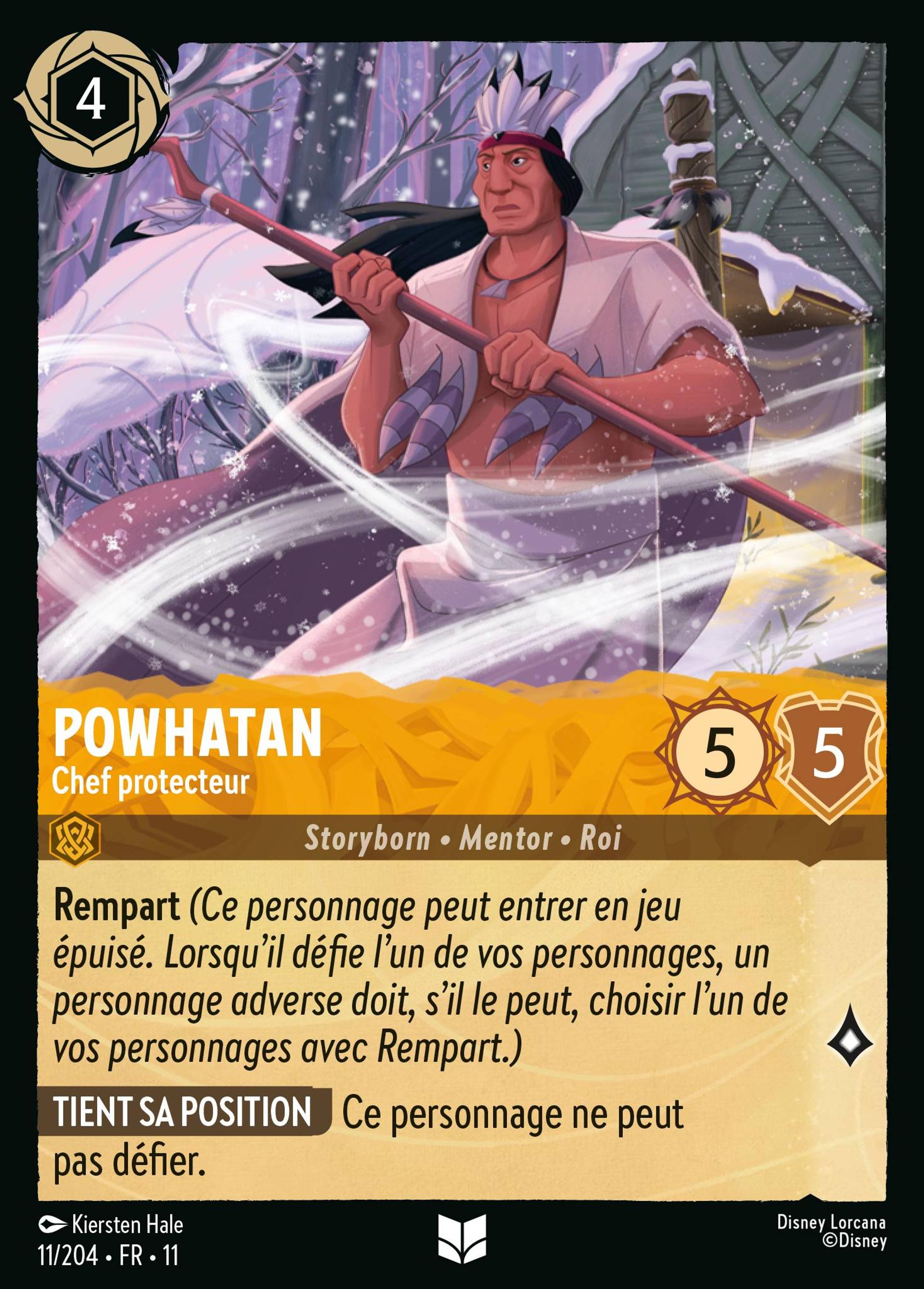 Powhatan - Chef protecteur — Winterspell — Lorcana