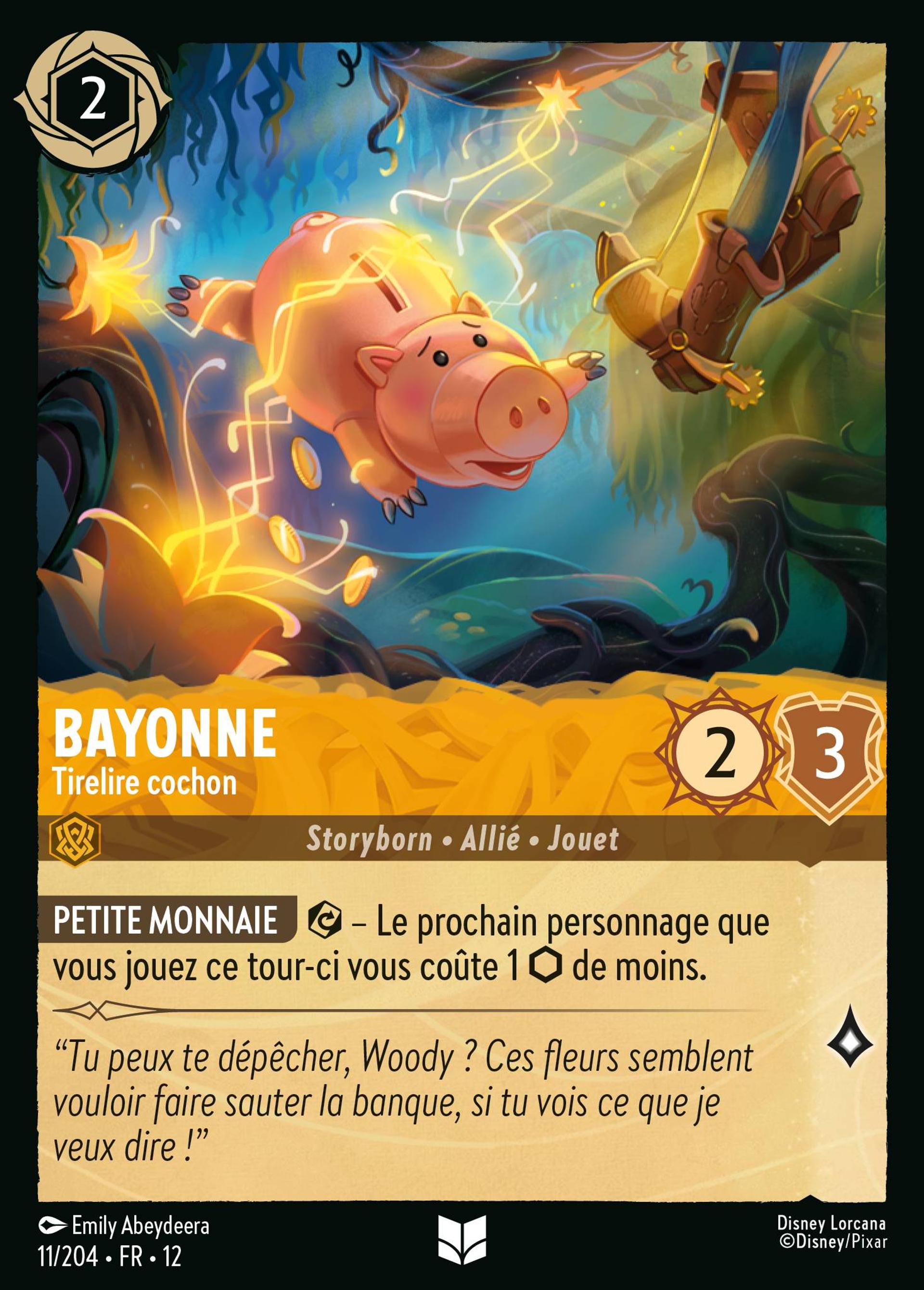 Bayonne - Tirelire cochon — Wilds Unknown — Lorcana
