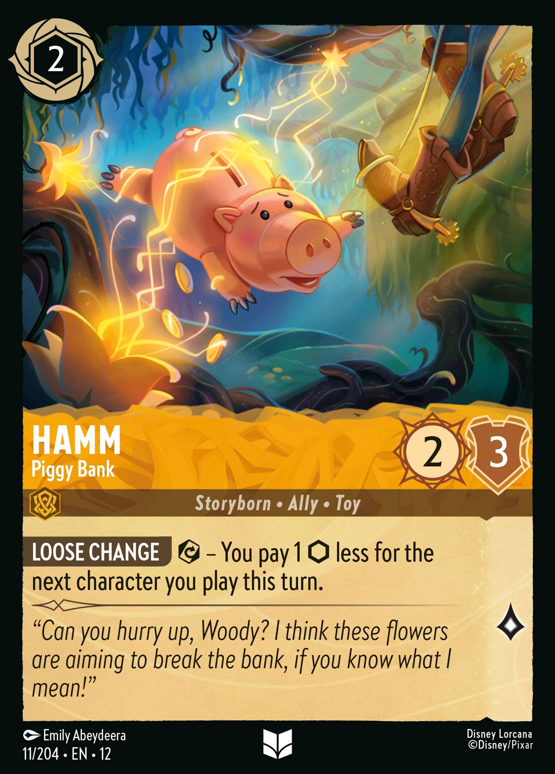 Hamm - Piggy Bank — Wilds Unknown — Lorcana