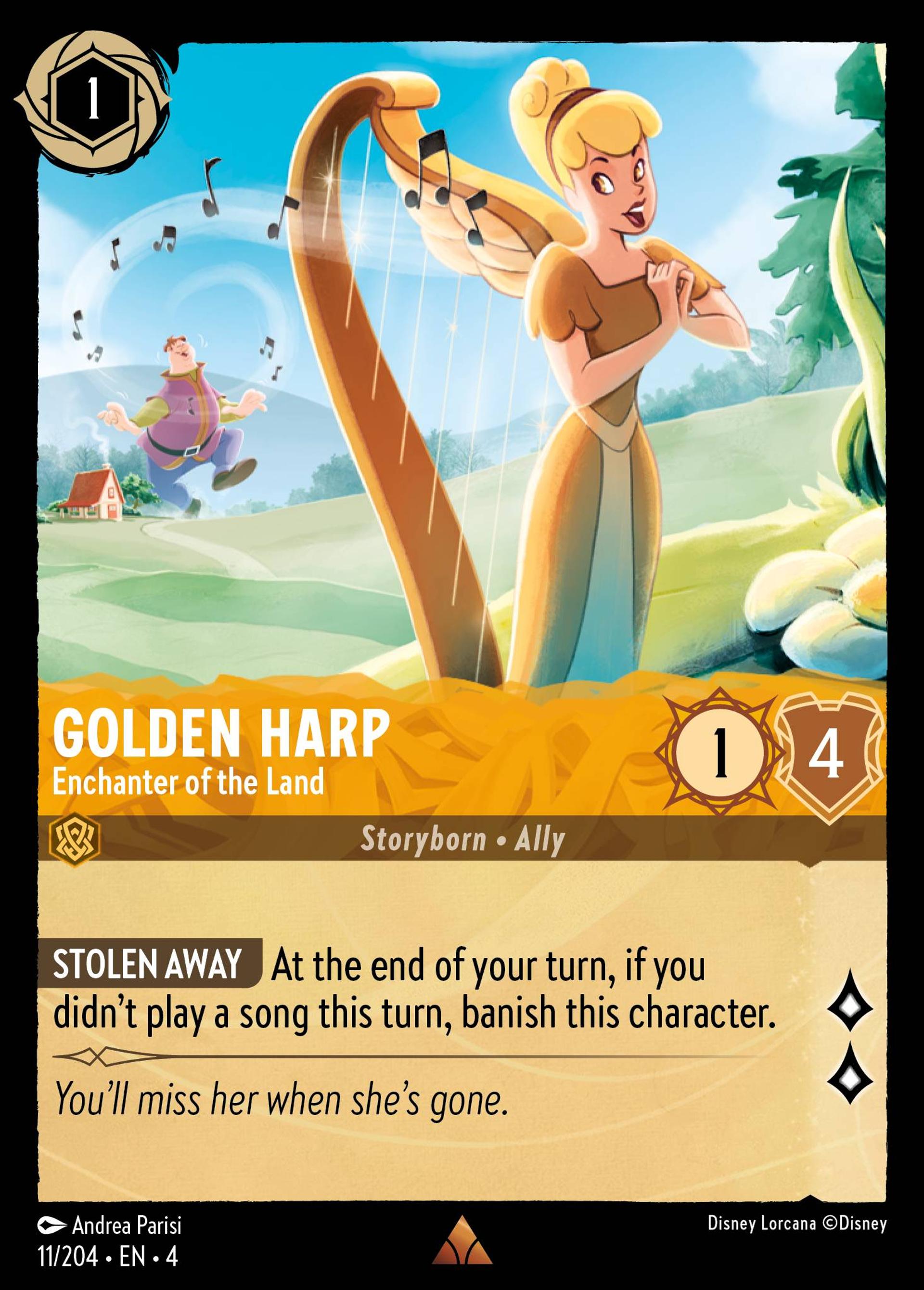 Golden Harp - Enchanter of the Land — Ursula's Return — Lorcana