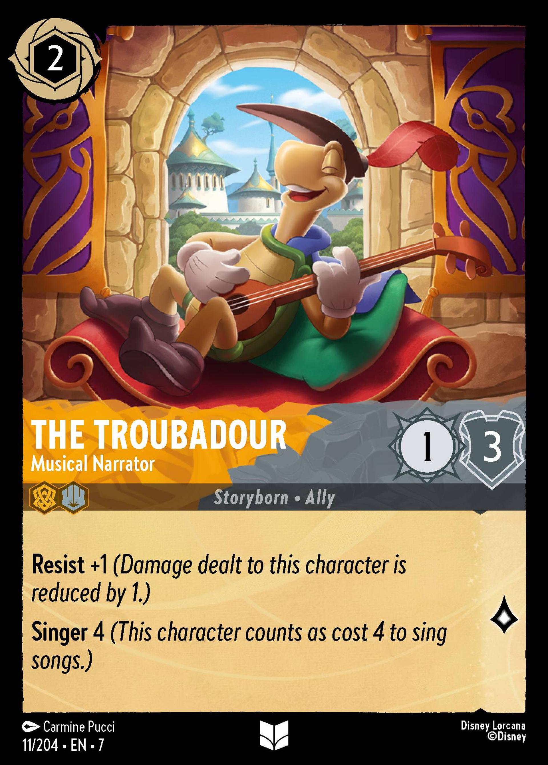 The Troubadour - Musical Narrator — Archazia's Island — Lorcana