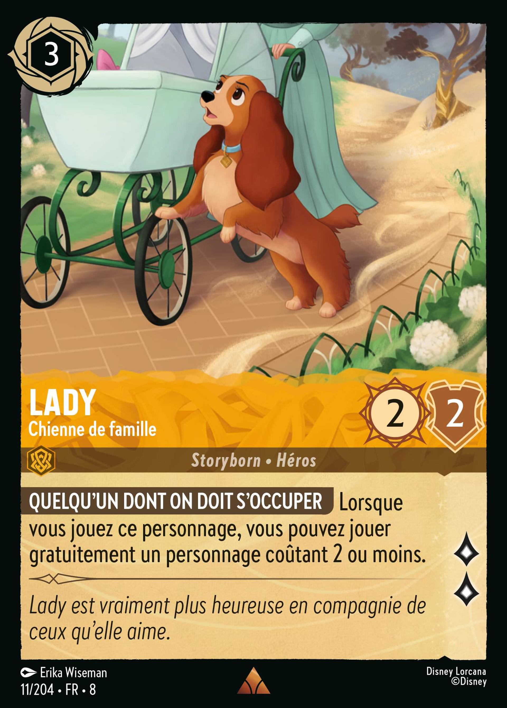 Lady - Chienne de famille — The Reign of Jafar — Lorcana