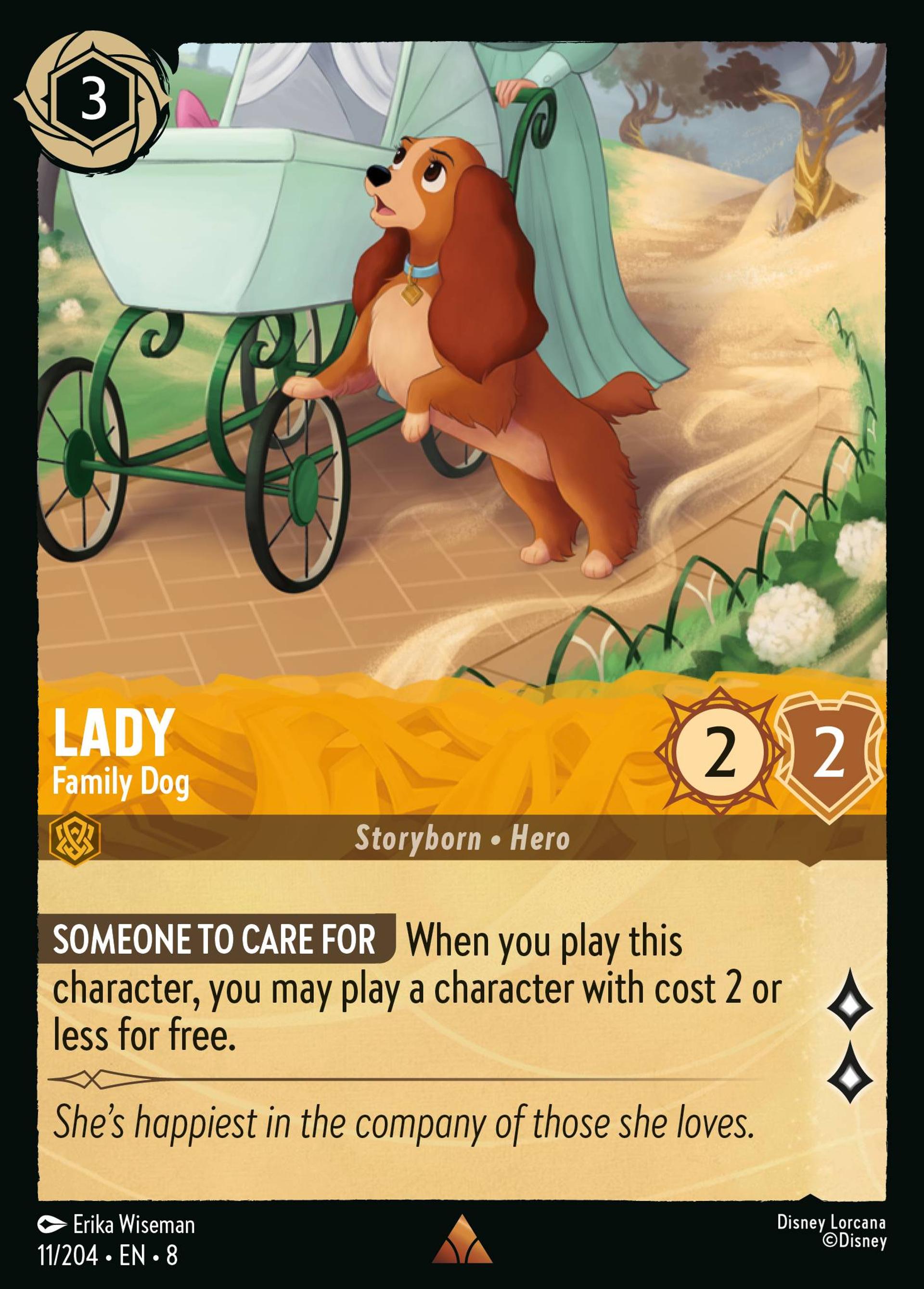 Lady - Family Dog — The Reign of Jafar — Lorcana
