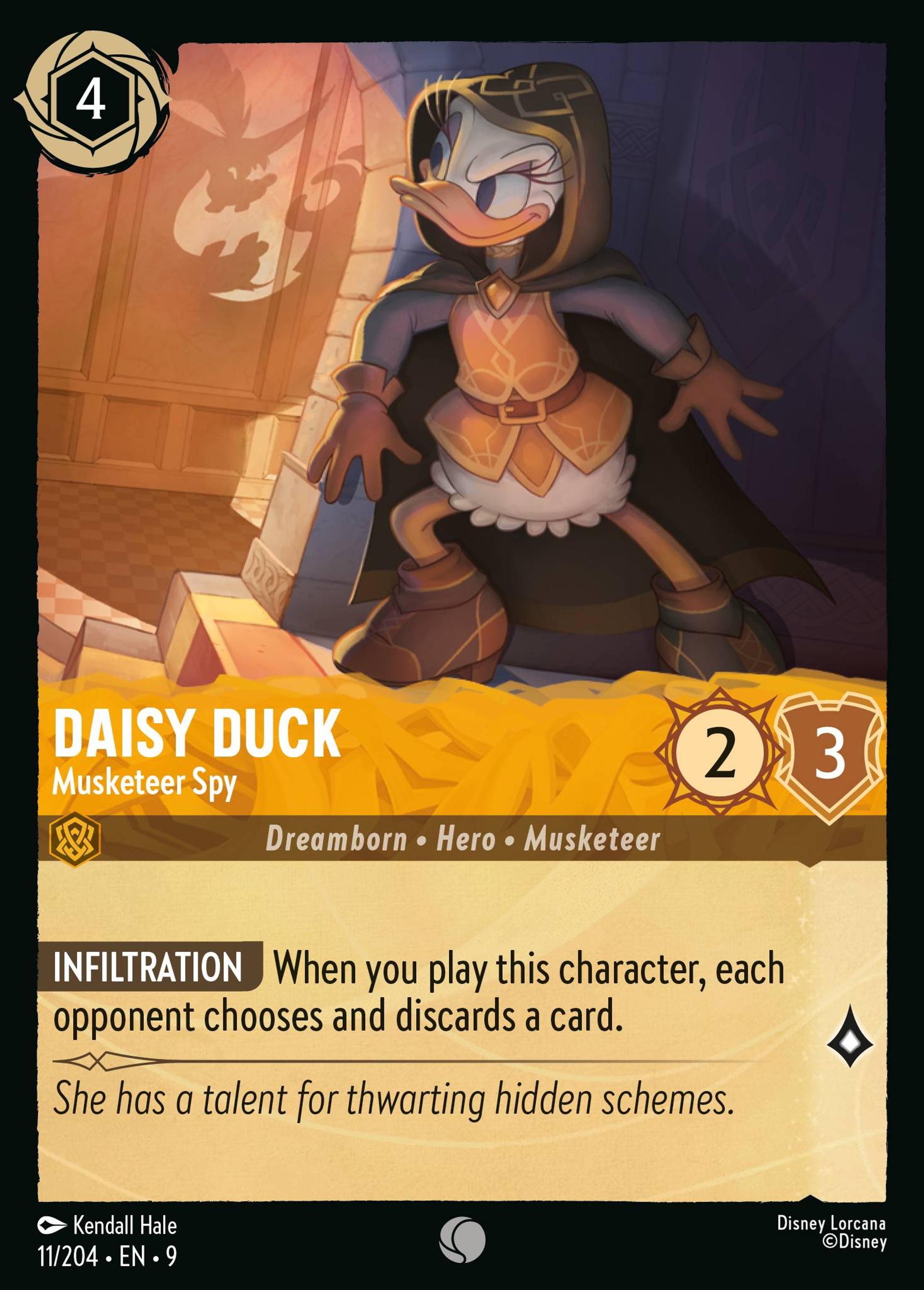Daisy Duck - Musketeer Spy — Fabled — Lorcana