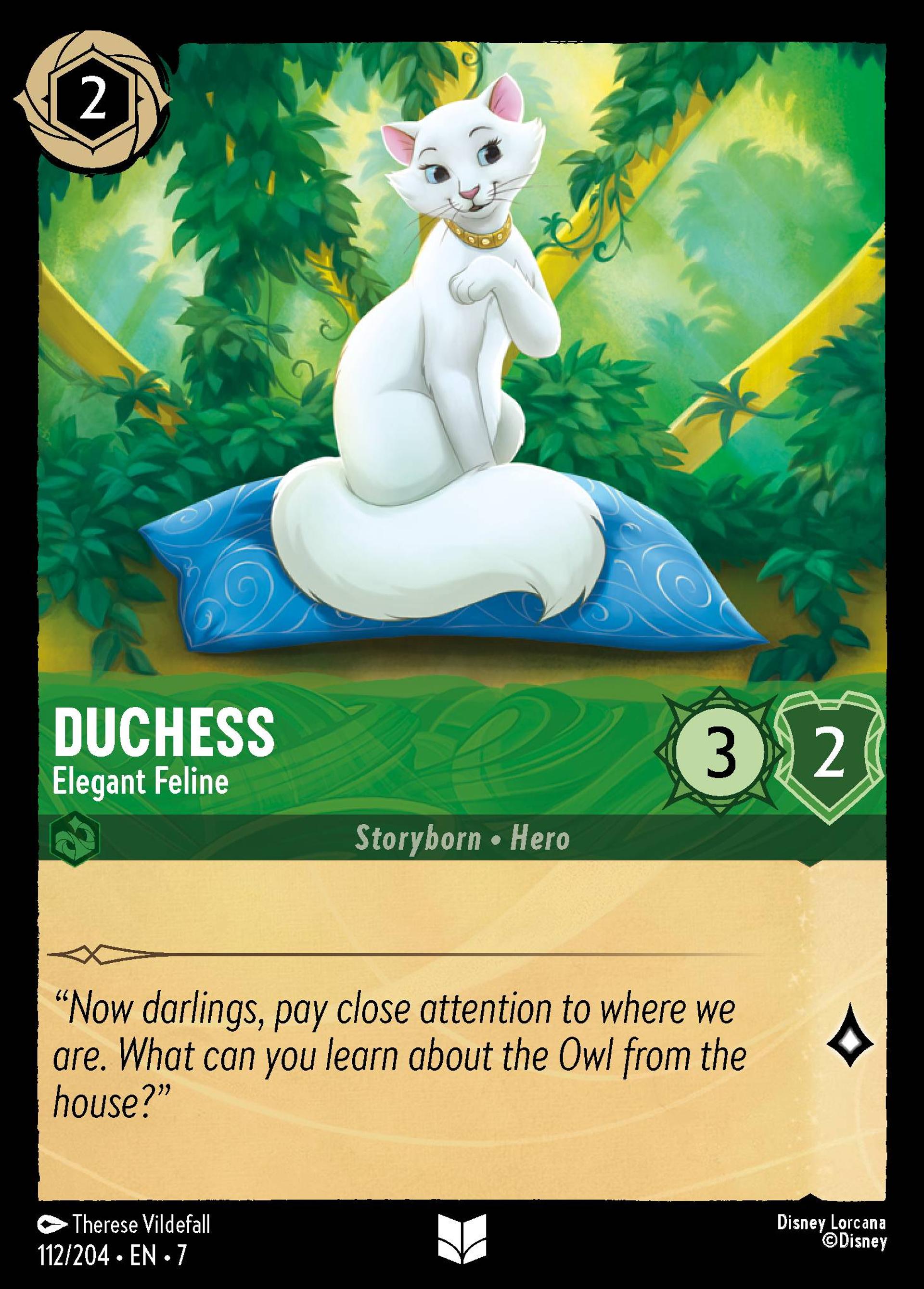 Duchess - Elegant Feline — Archazia's Island — Lorcana