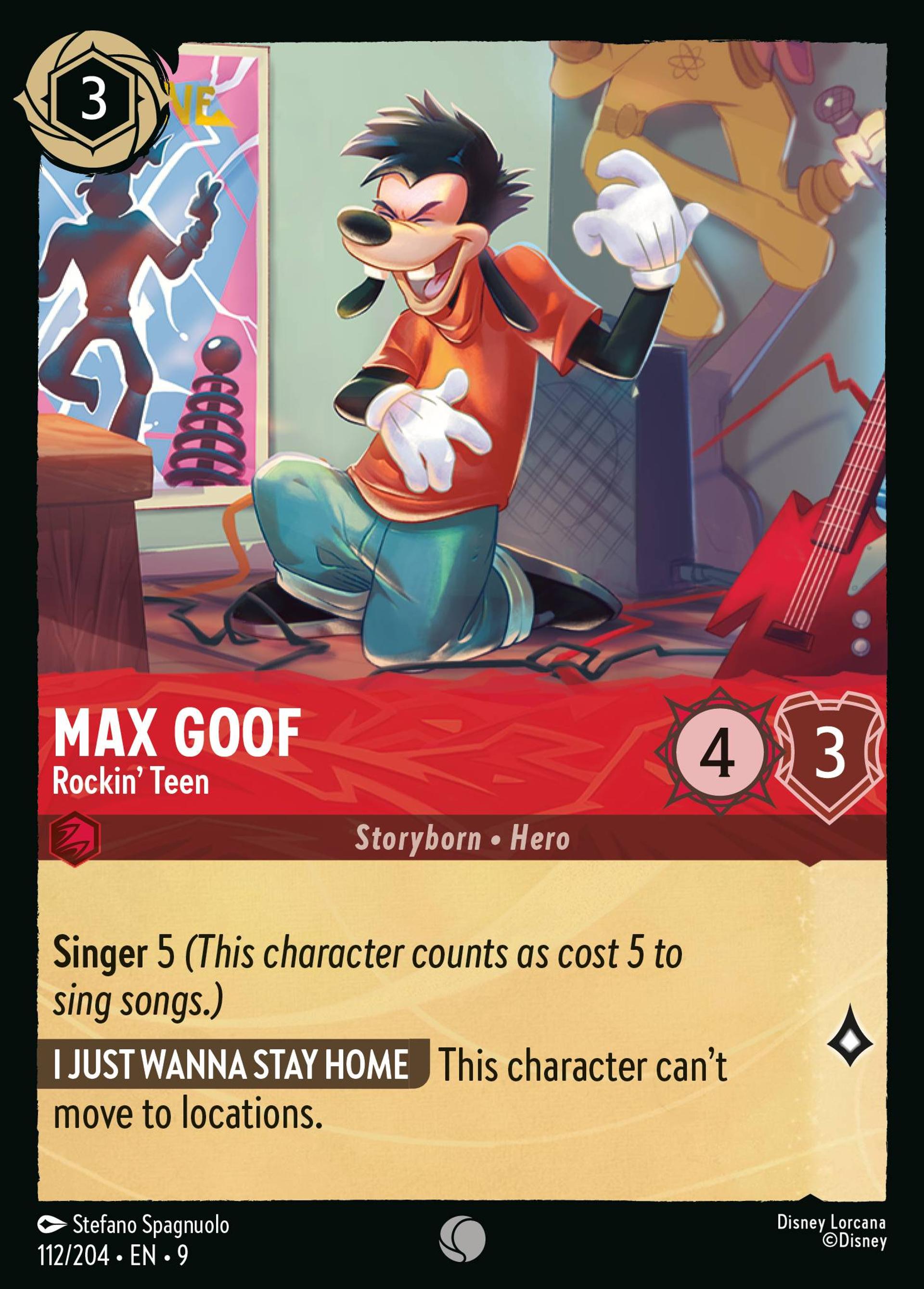 Max Goof - Rockin' Teen — Fabled — Lorcana