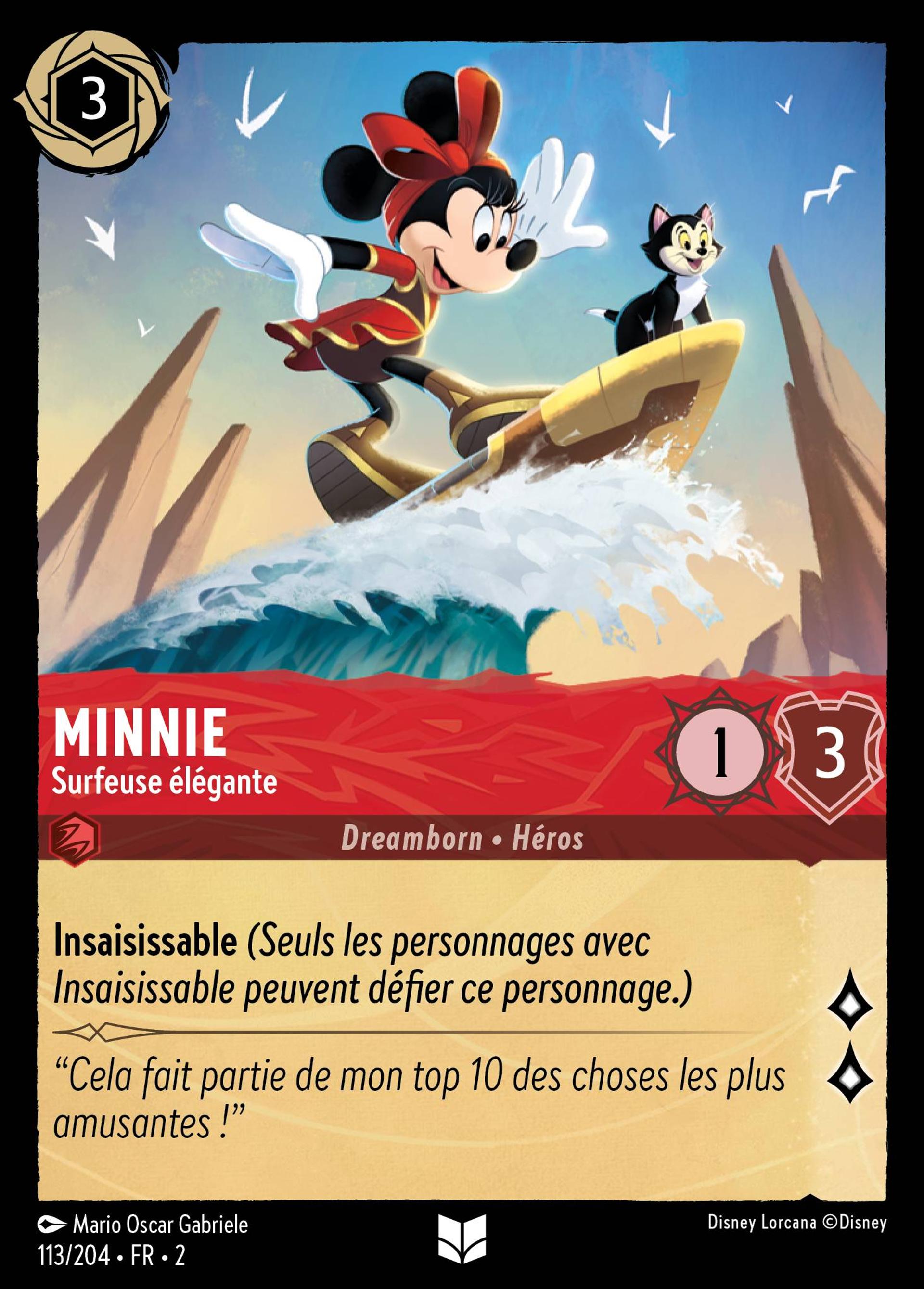 Minnie - Surfeuse élégante — Rise of the Floodborn — Lorcana