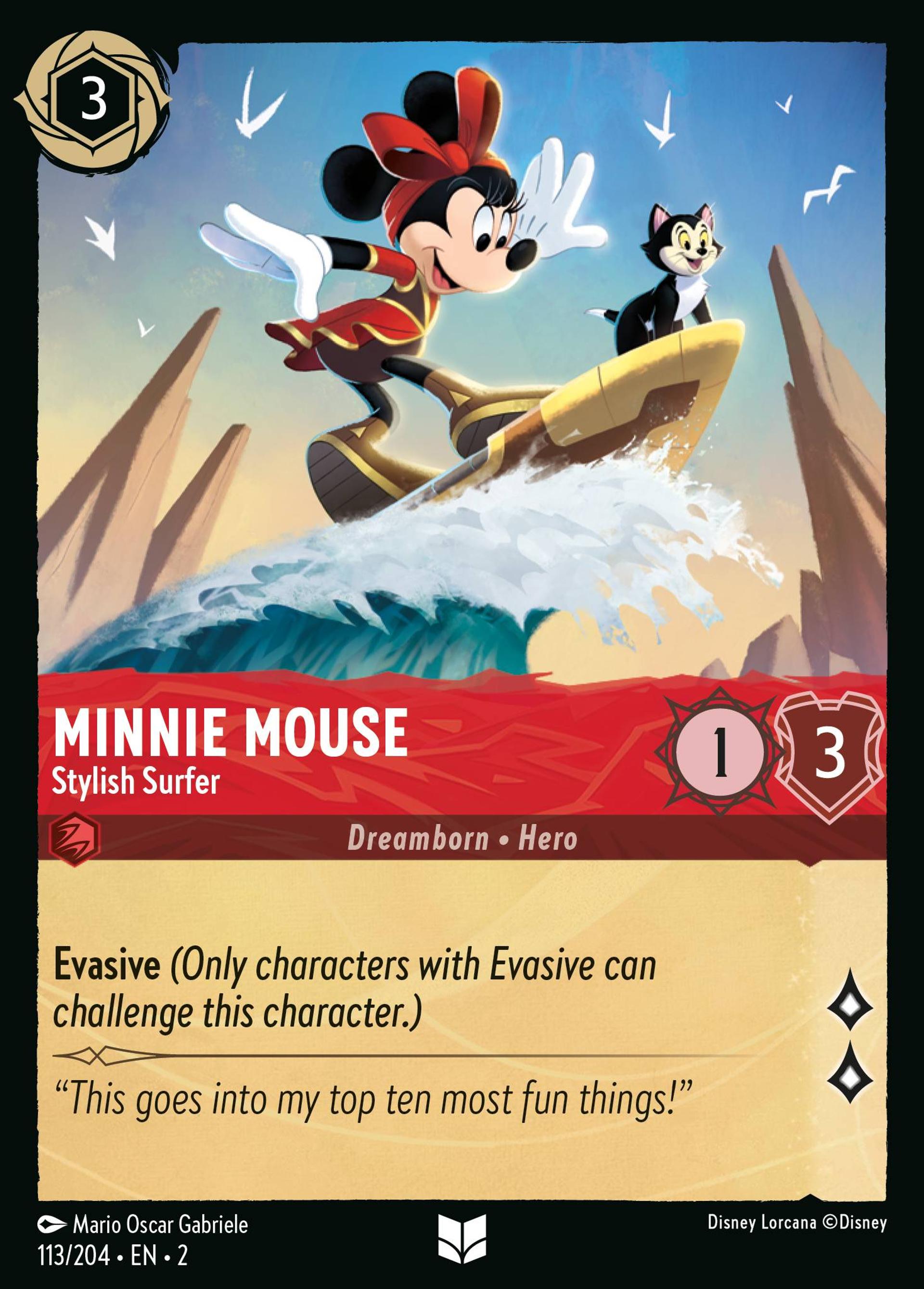 Minnie - Surfeuse élégante — Rise of the Floodborn — Lorcana