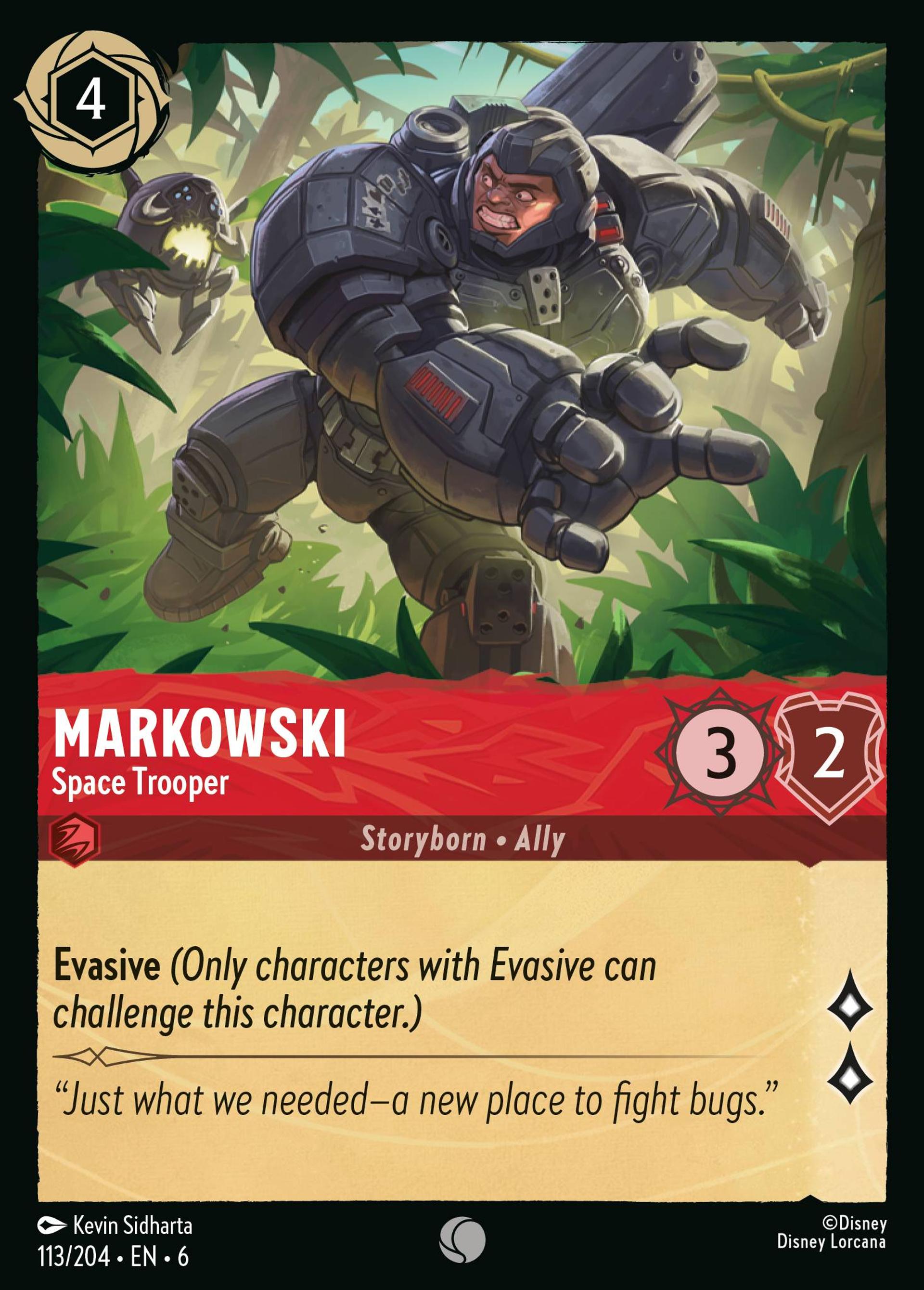 Markowski - Space Trooper — Azurite Sea — Lorcana