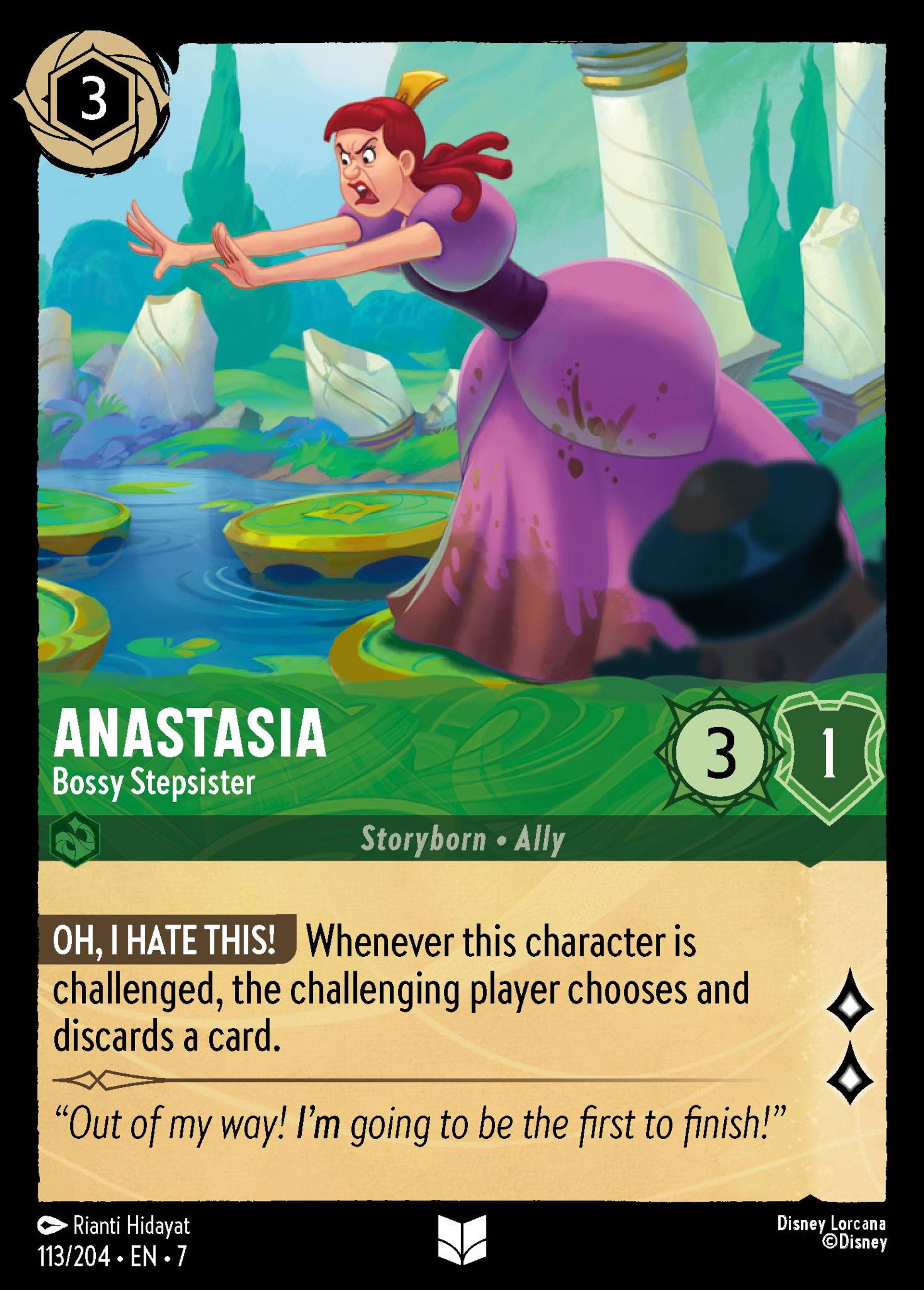 Anastasia - Bossy Stepsister — Archazia's Island — Lorcana
