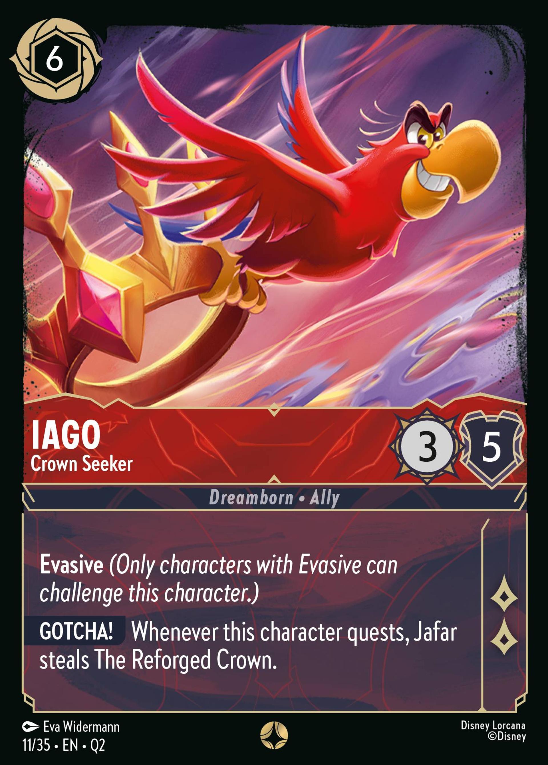 Iago - Crown Seeker — Illumineer's Quest: Palace Heist — Lorcana