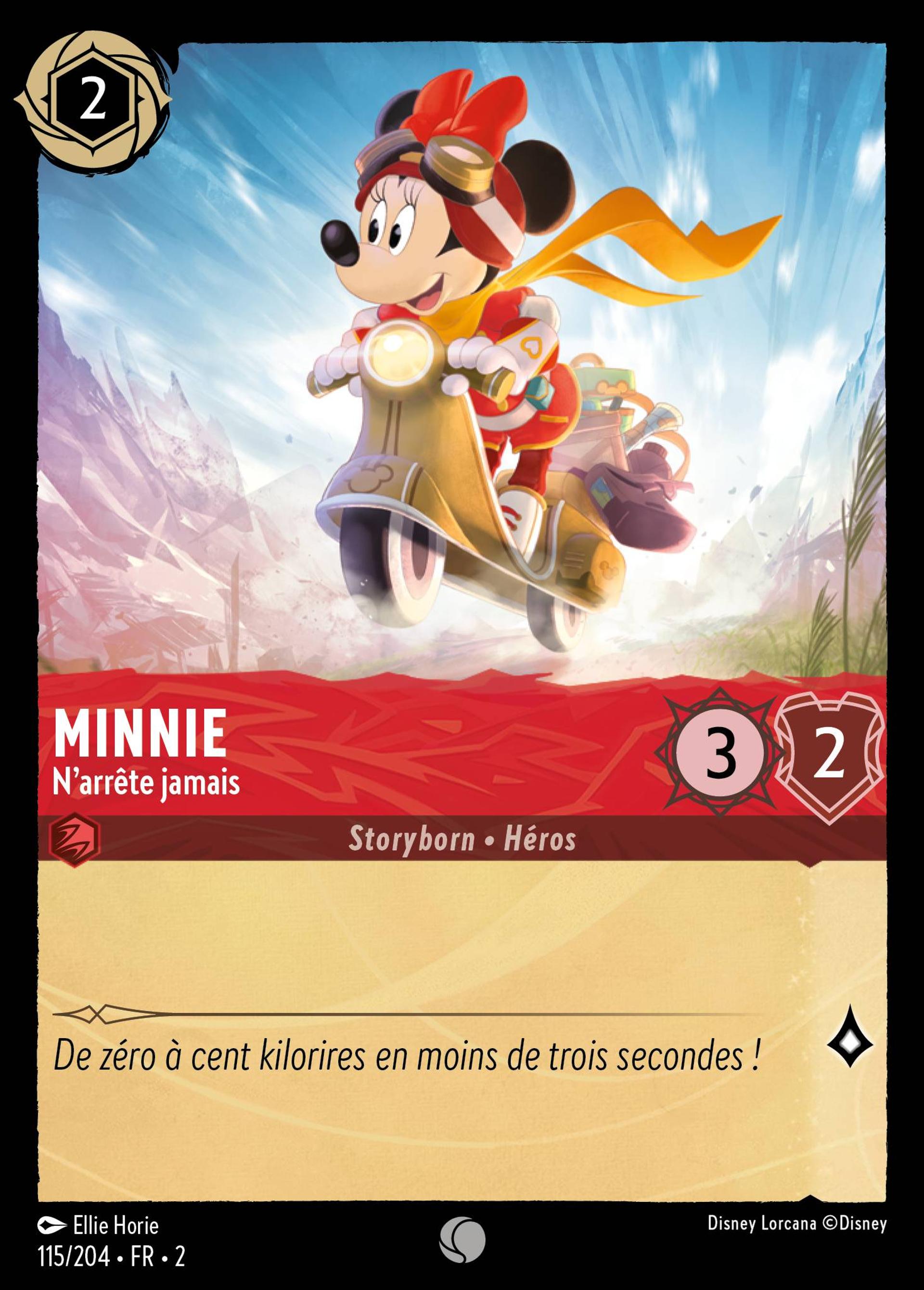 Minnie - N'arrête jamais — Rise of the Floodborn — Lorcana