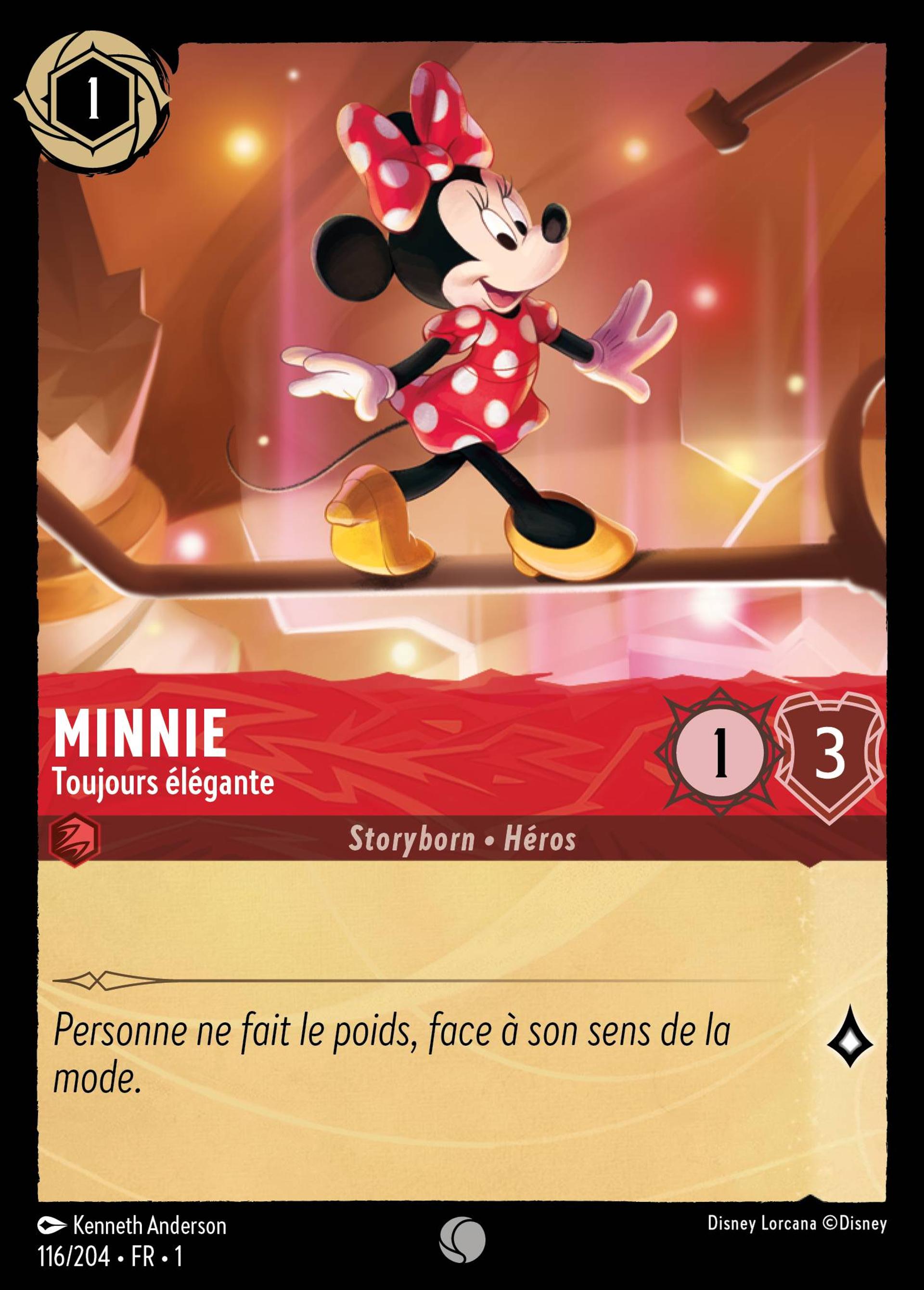 Minnie - Toujours élégante — The First Chapter — Lorcana