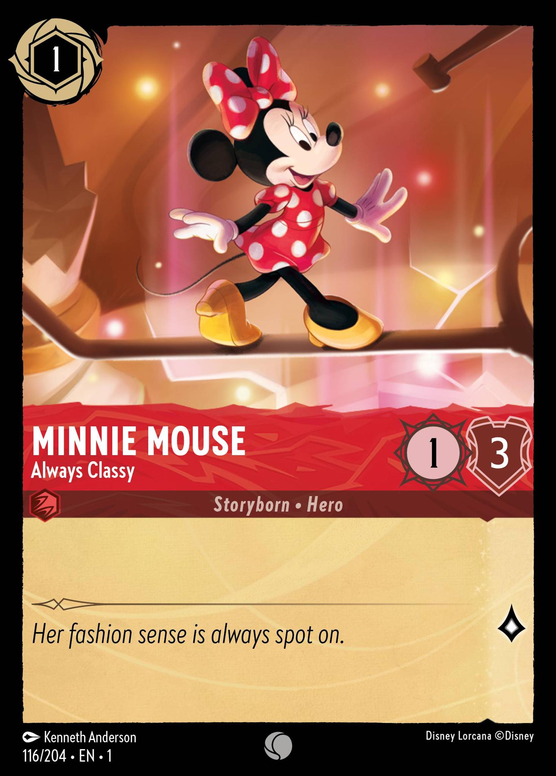 Minnie Mouse - Always Classy — The First Chapter — Lorcana