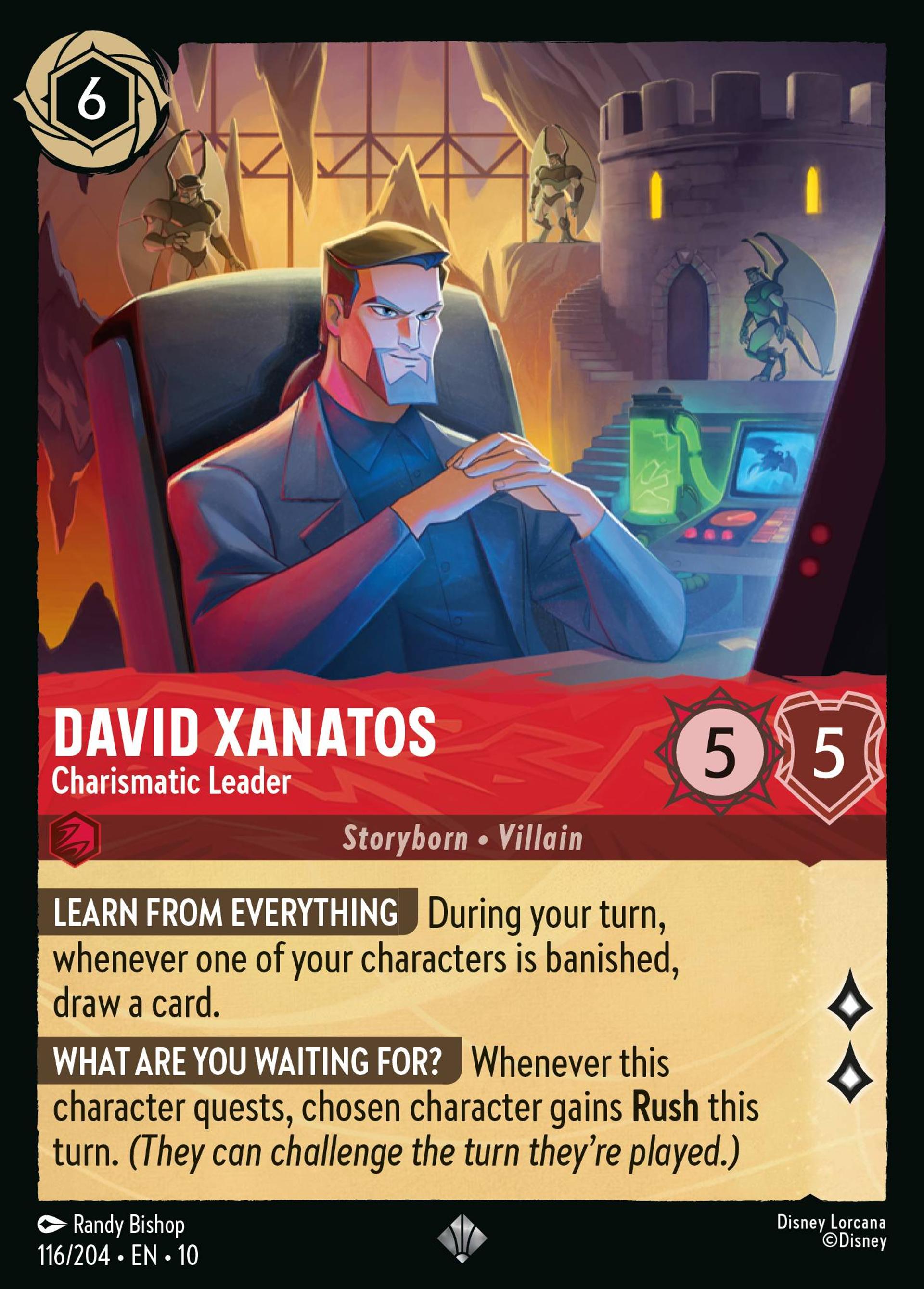 David Xanatos - Charismatic Leader — Whispers in the Well — Lorcana