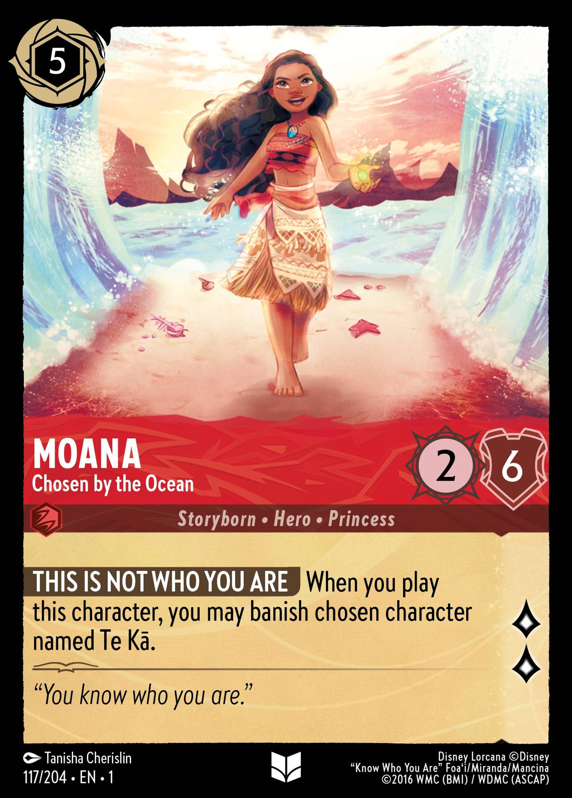 Moana - Chosen by the Ocean — The First Chapter — Lorcana