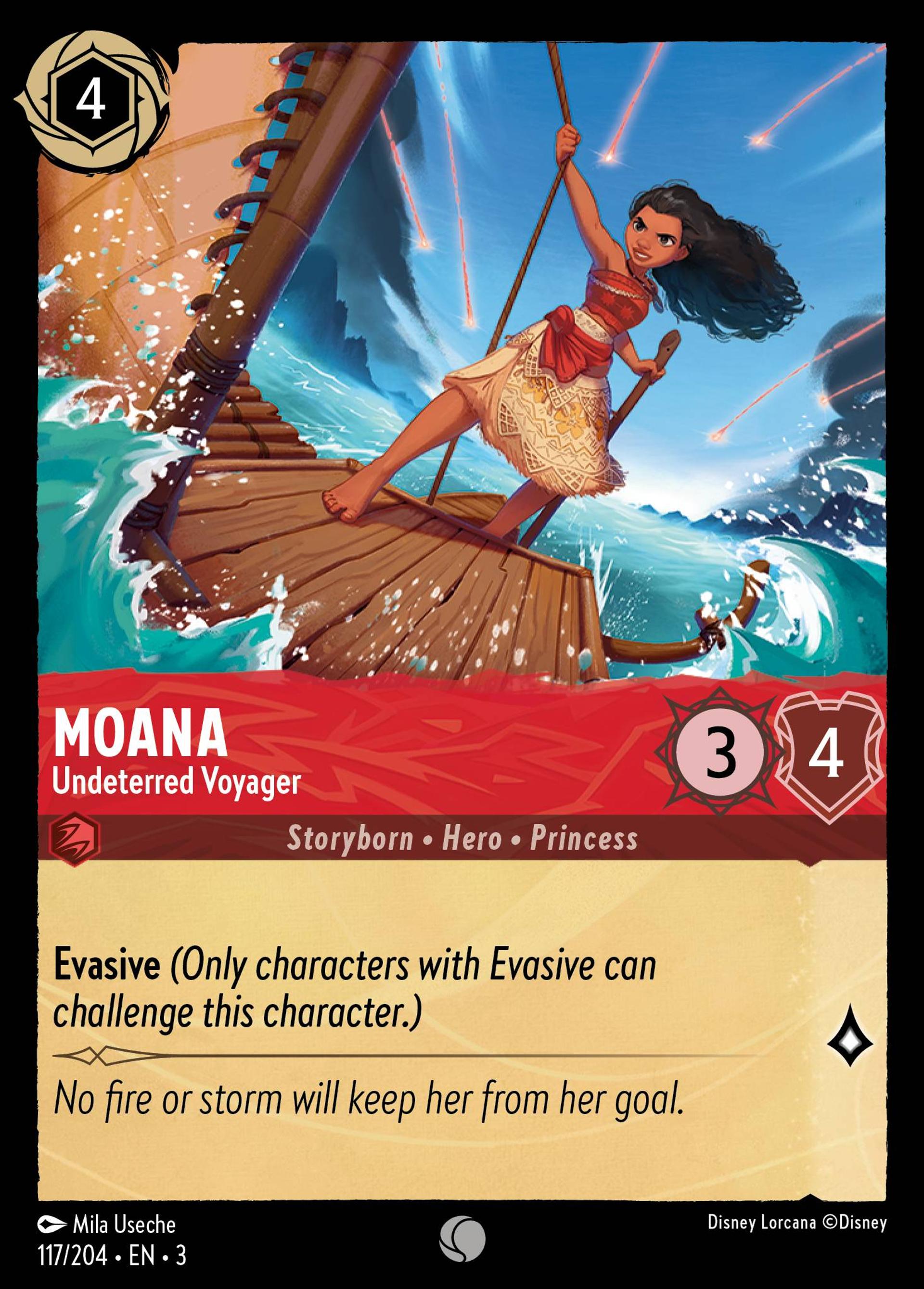 Moana - Undeterred Voyager — Into the Inklands — Lorcana