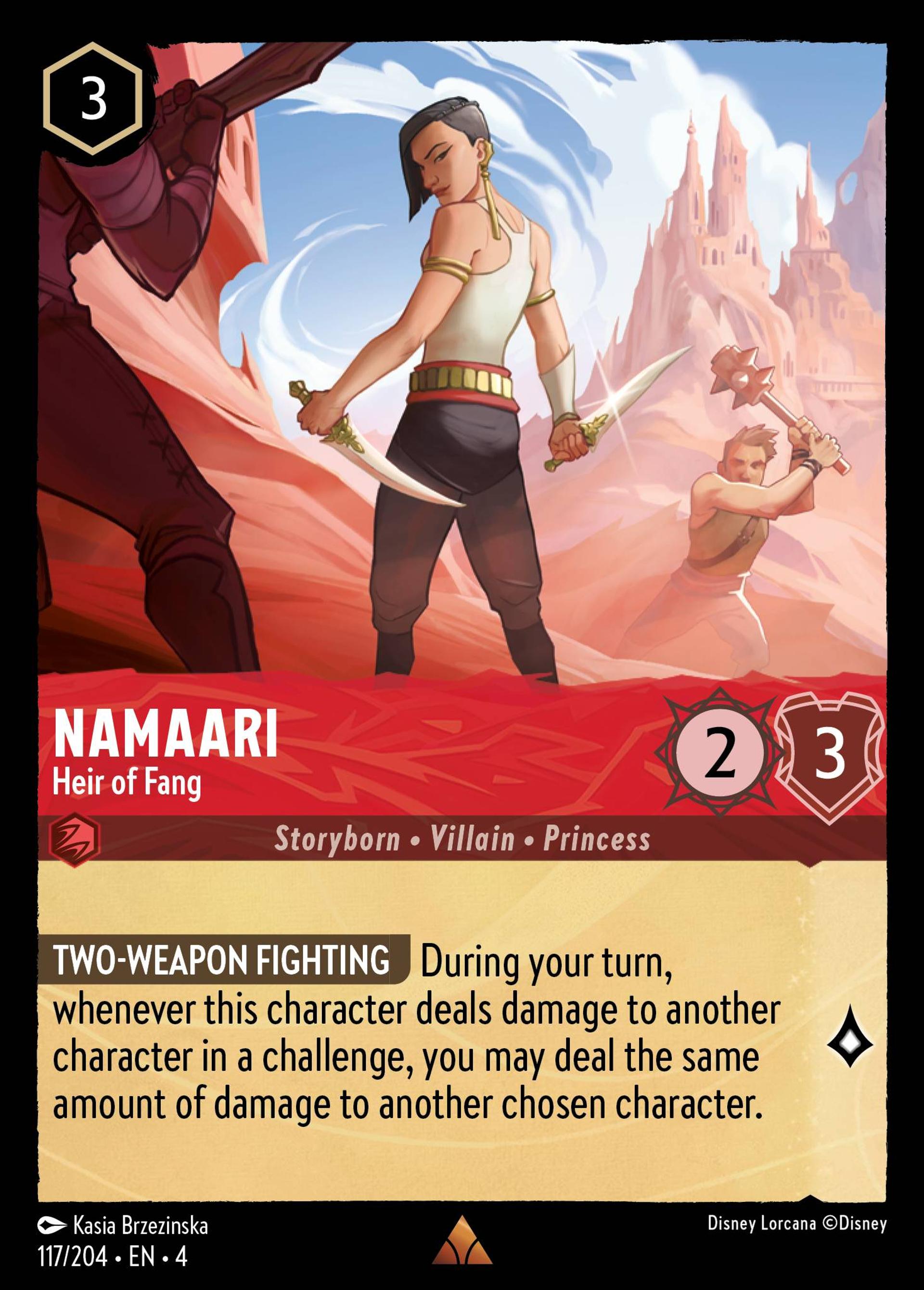 Namaari - Heir of Fang — Ursula's Return — Lorcana