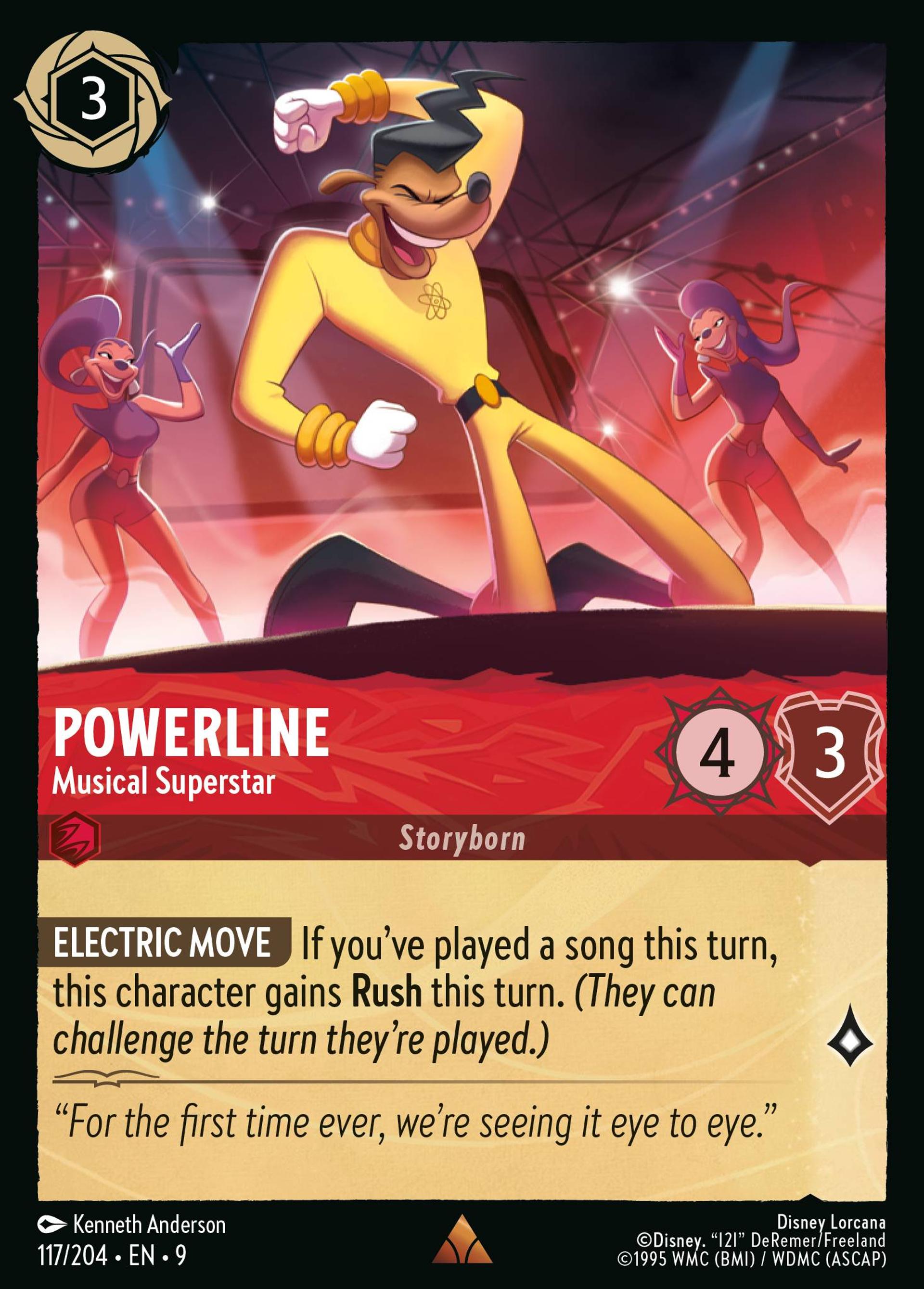 Powerline - Musical Superstar — Fabled — Lorcana