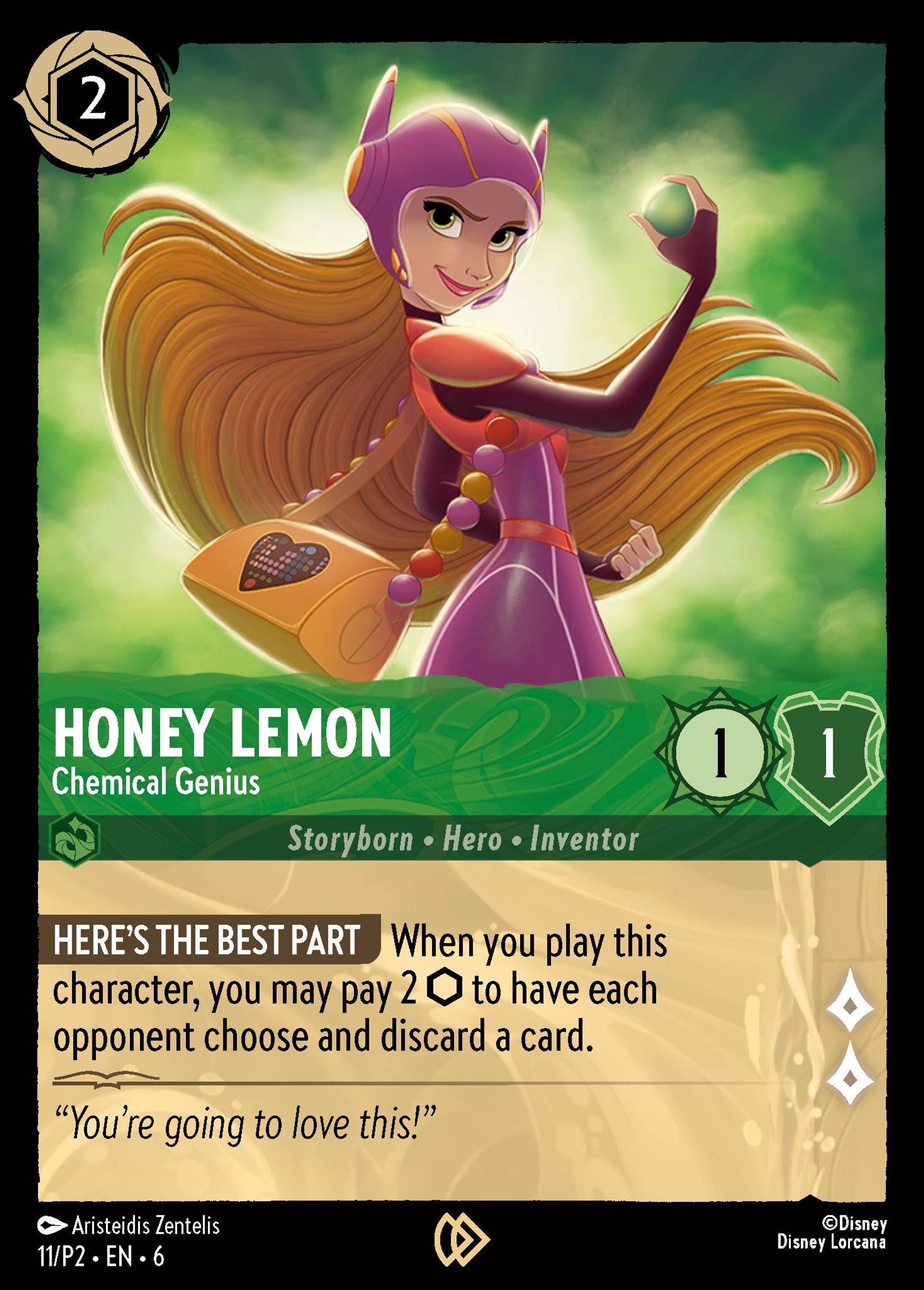 Honey Lemon - Génie de la chimie — Promos - Year 2 — Lorcana