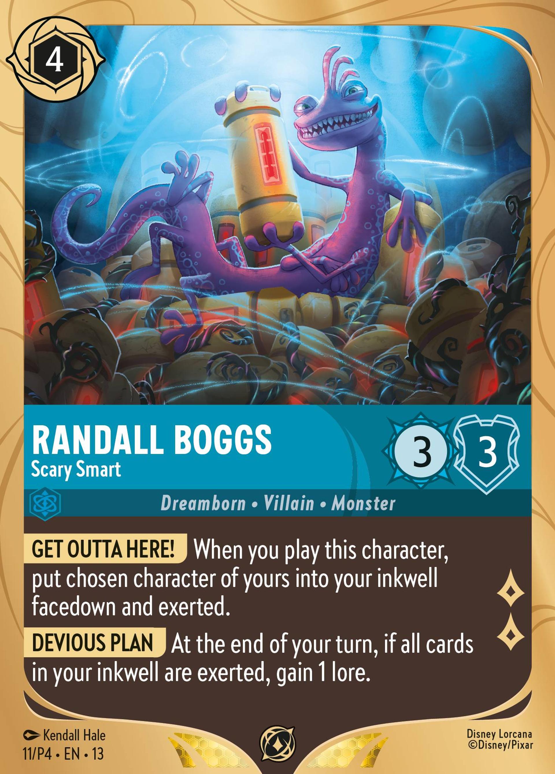 Randall Boggs - Scary Smart — Promos - Year 4 — Lorcana