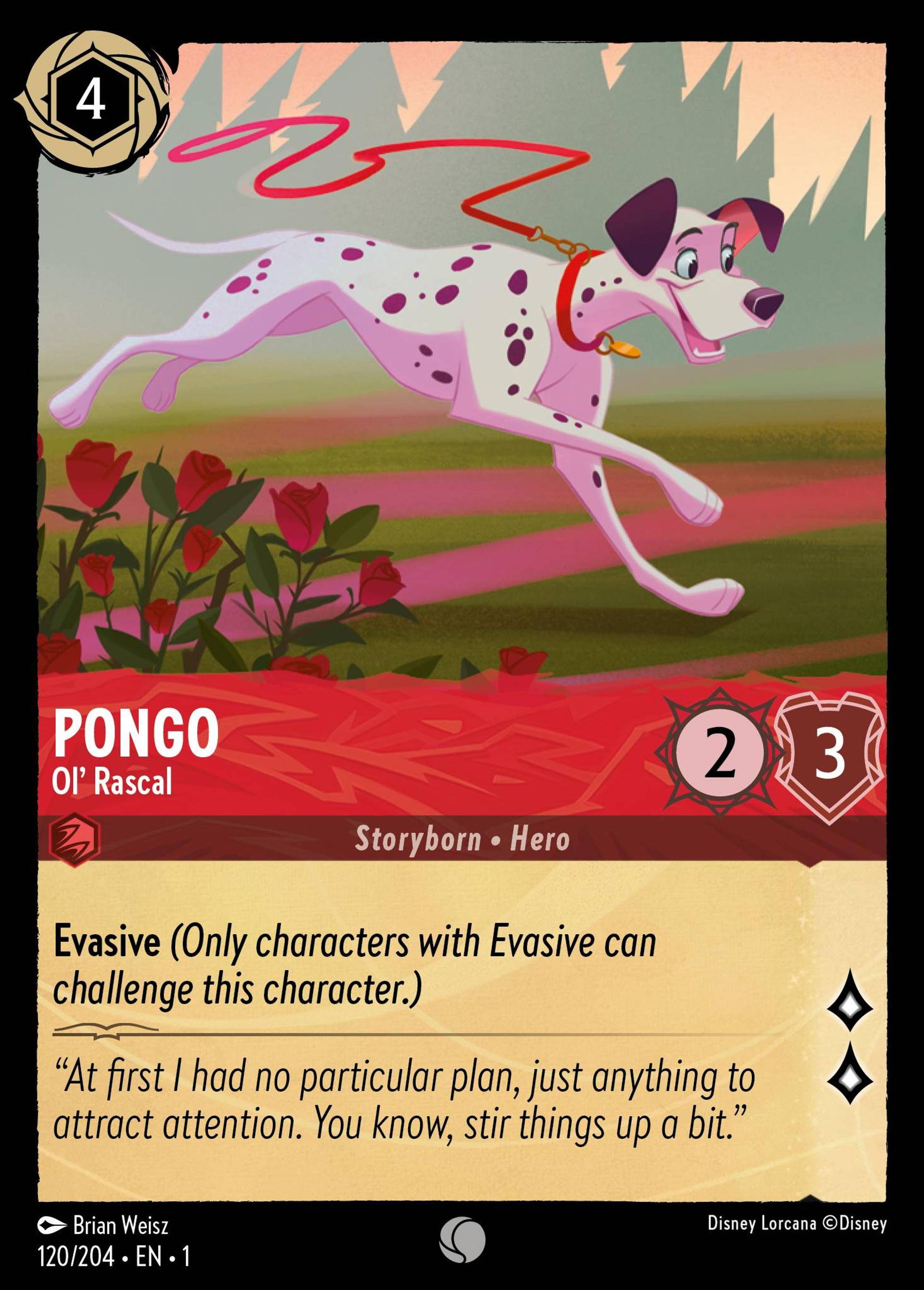 Pongo - Ol' Rascal — The First Chapter — Lorcana