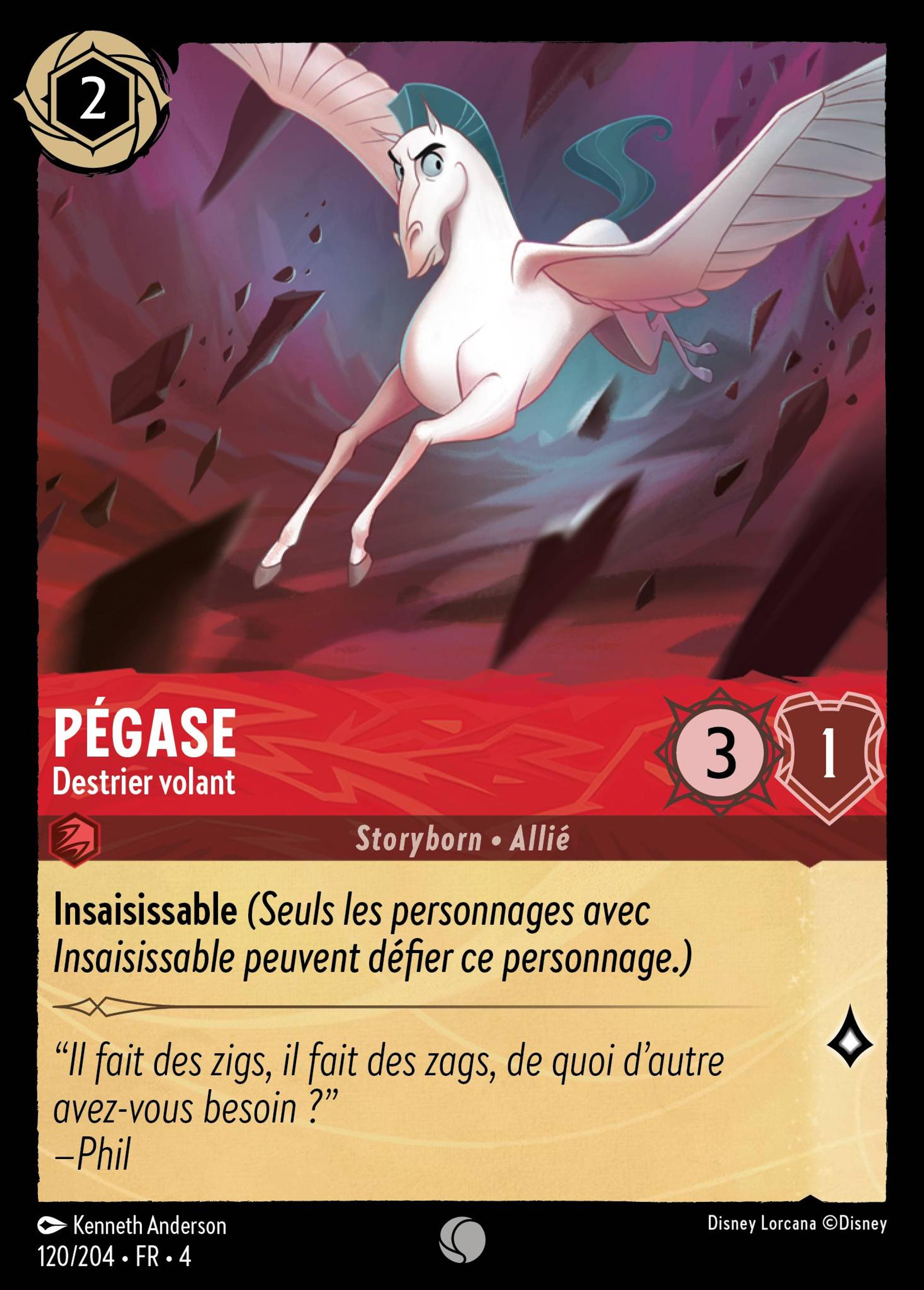 Pégase - Destrier volant — Ursula's Return — Lorcana