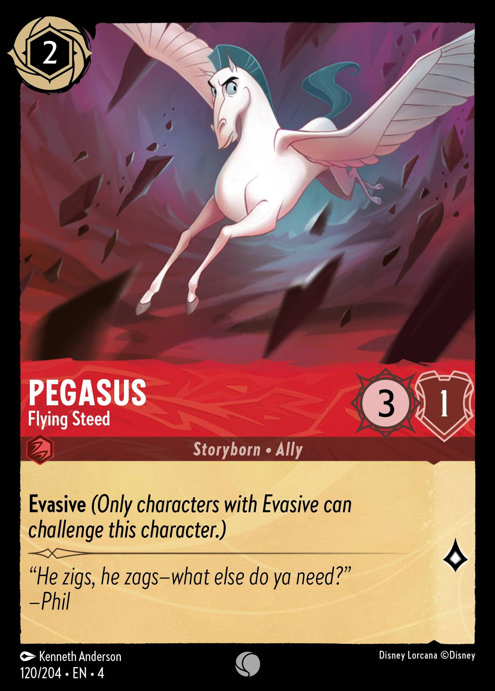 Pegasus - Flying Steed — Ursula's Return — Lorcana