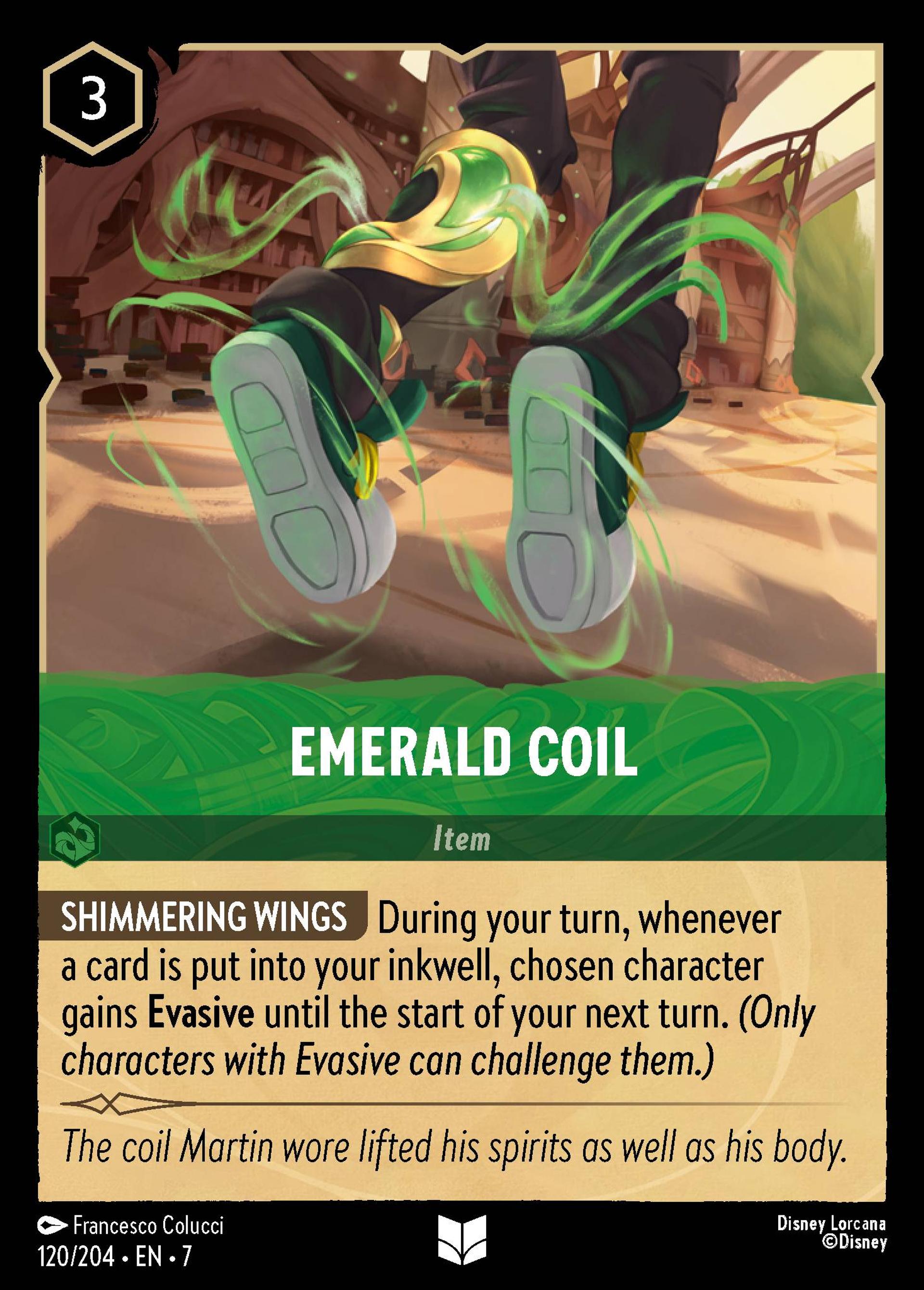 Emerald Coil — Archazia's Island — Lorcana