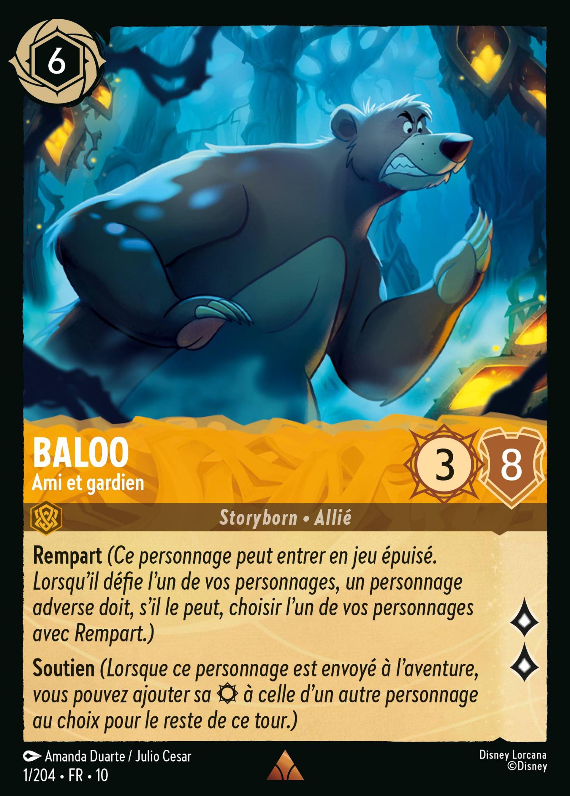 Baloo - Ami et gardien — Whispers in the Well — Lorcana