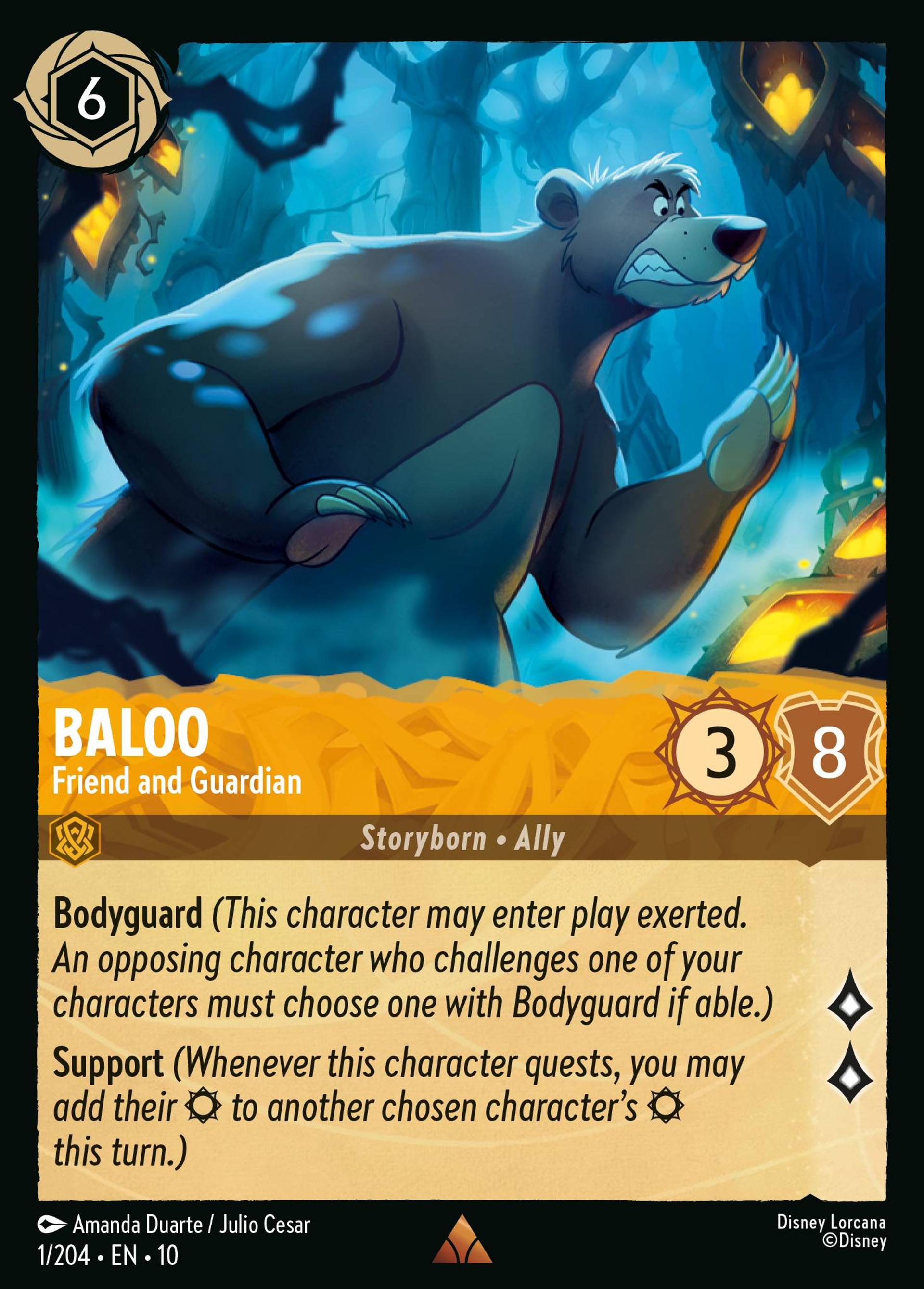 Baloo - Friend and Guardian — Whispers in the Well — Lorcana