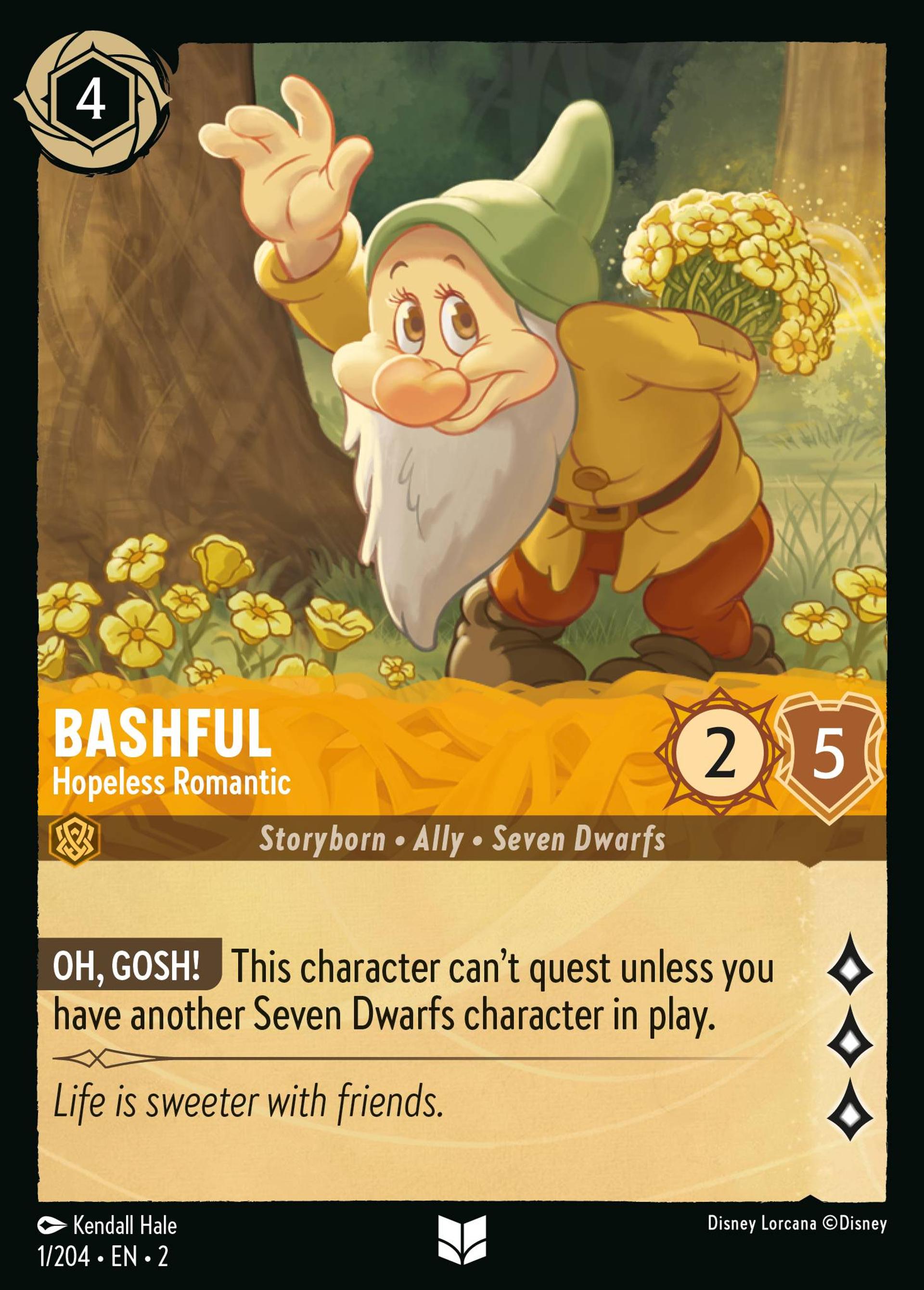 Bashful - Hopeless Romantic — Rise of the Floodborn — Lorcana