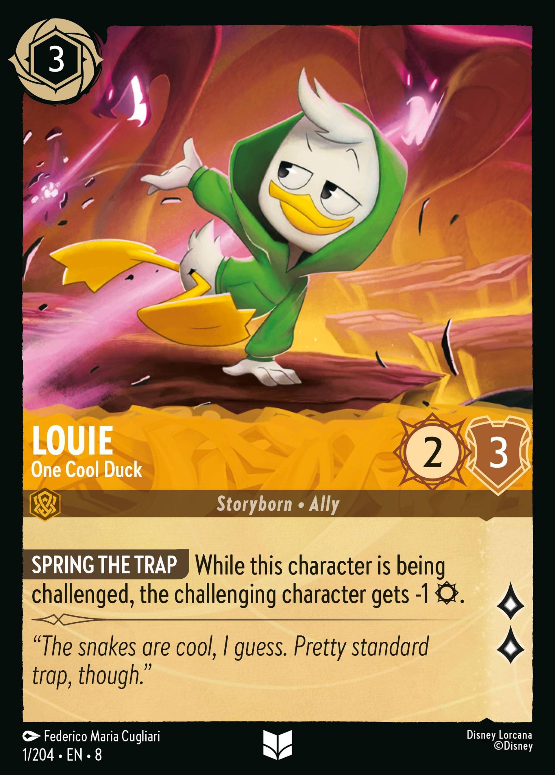 Louie - One Cool Duck — The Reign of Jafar — Lorcana
