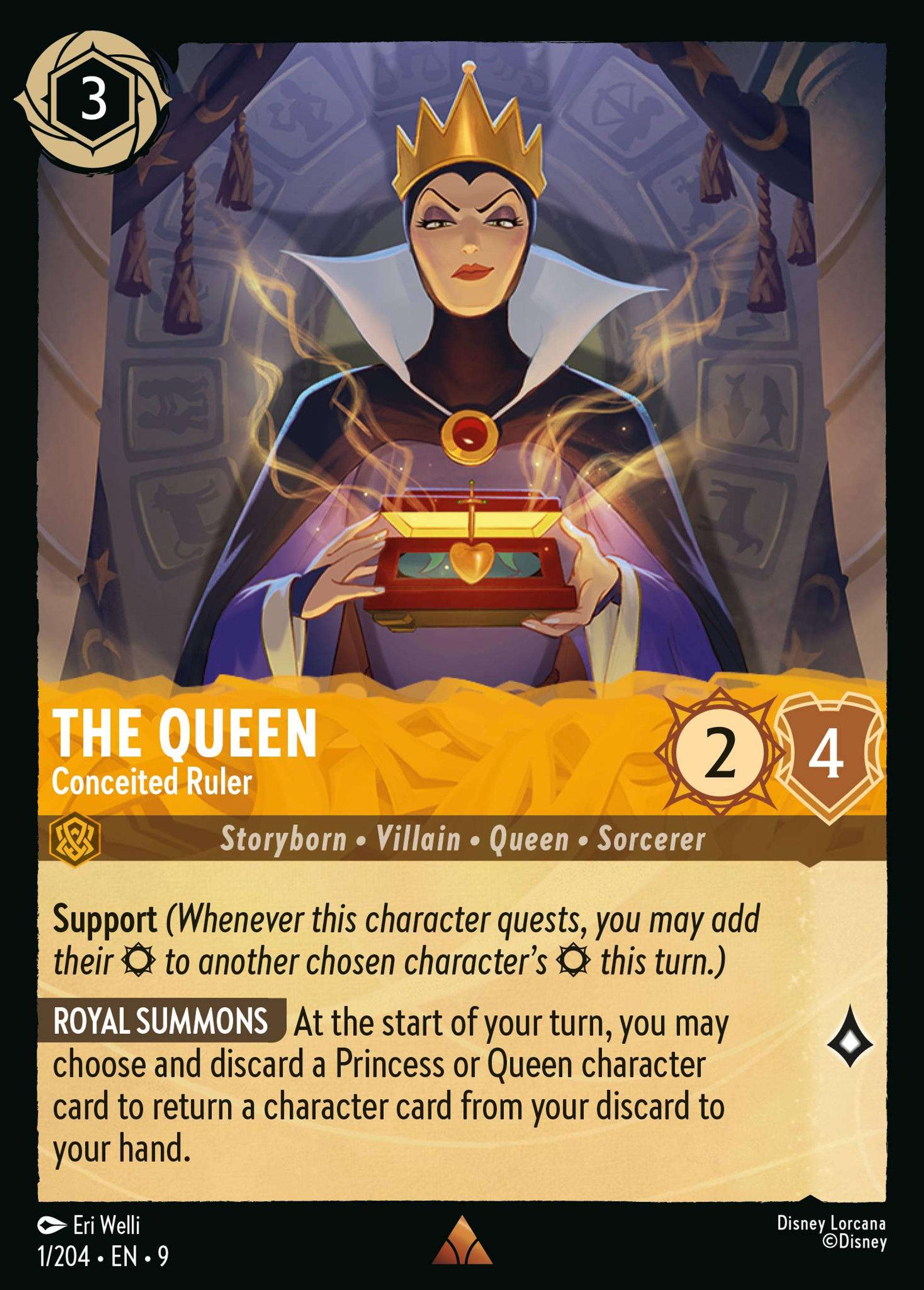 The Queen - Conceited Ruler — Fabled — Lorcana
