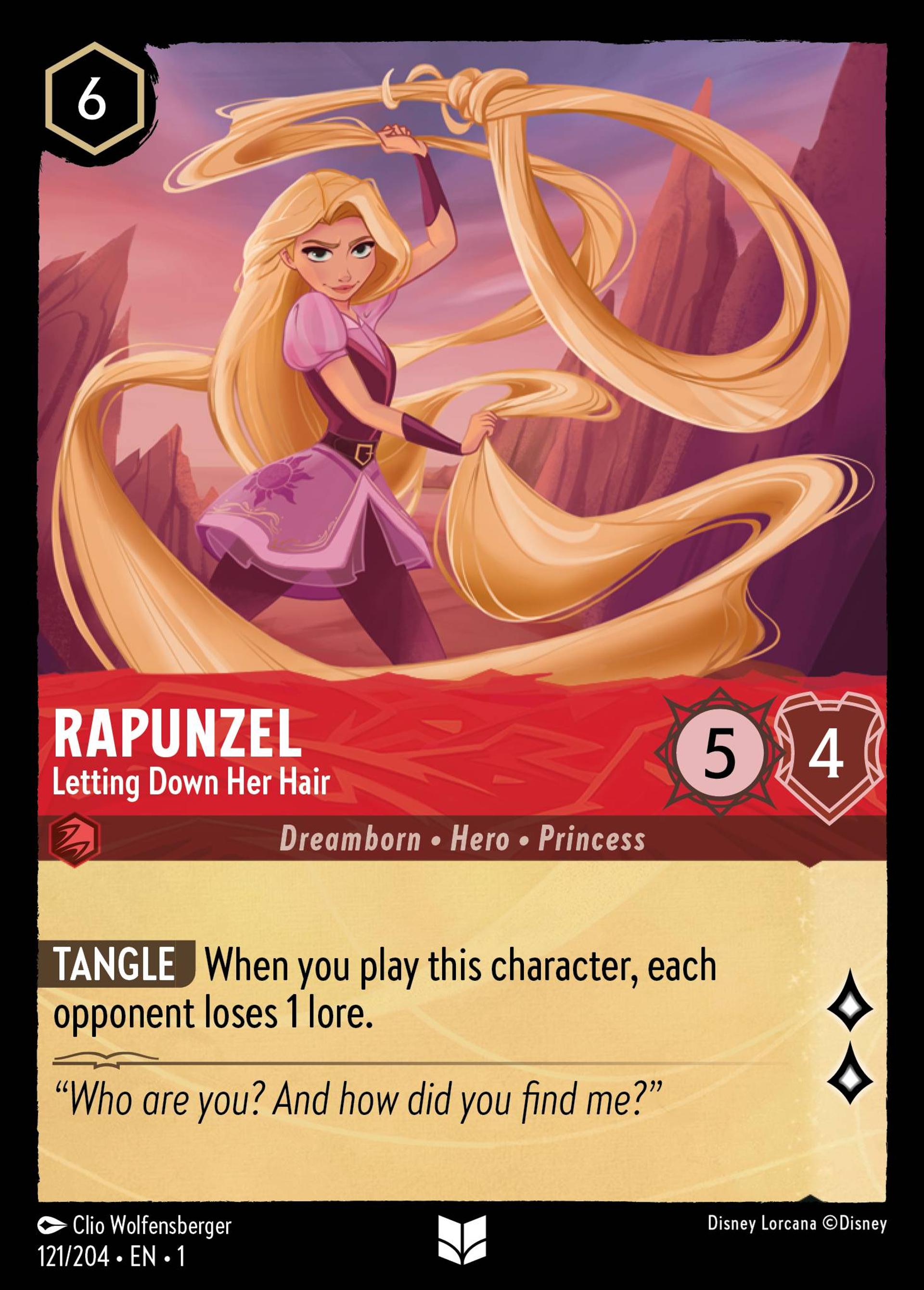 Raiponce - Lançant sa chevelure — The First Chapter — Lorcana