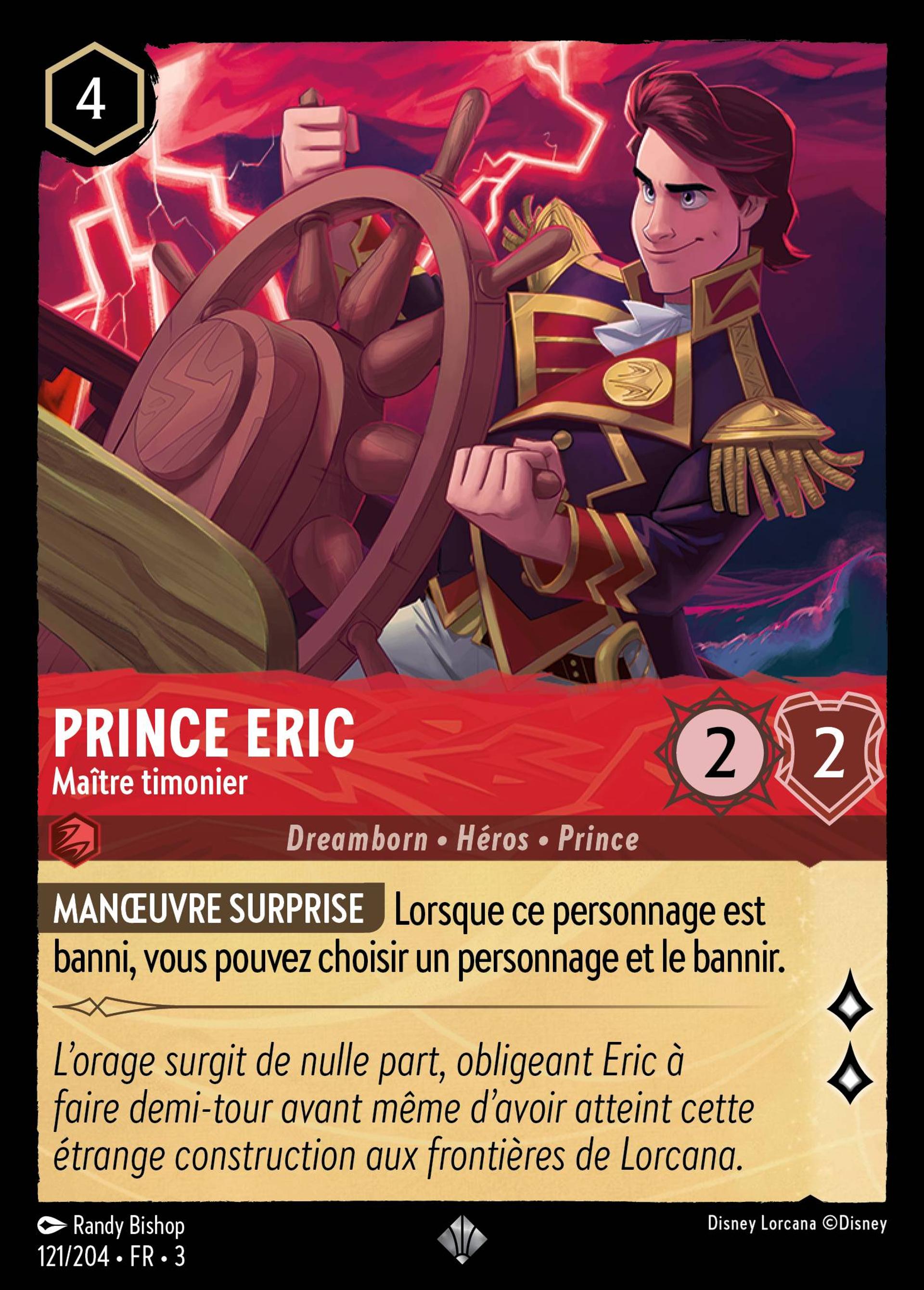 Prince Eric - Maître timonier — Into the Inklands — Lorcana