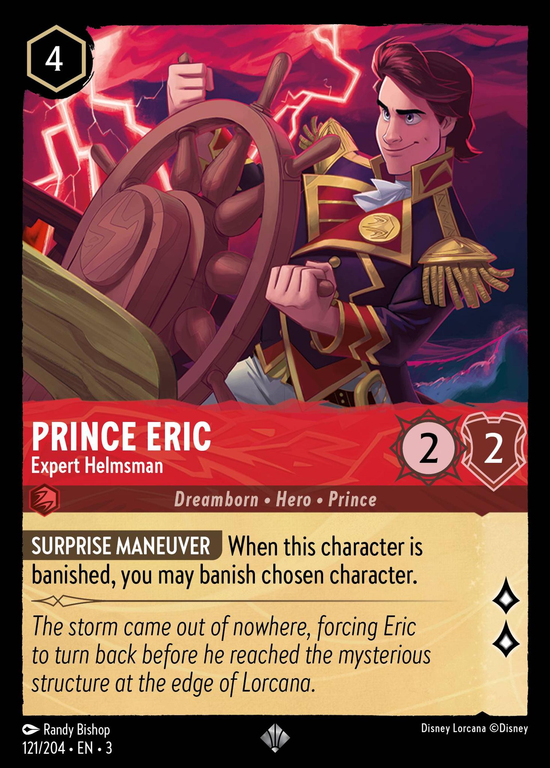 Prince Eric - Maître timonier — Into the Inklands — Lorcana