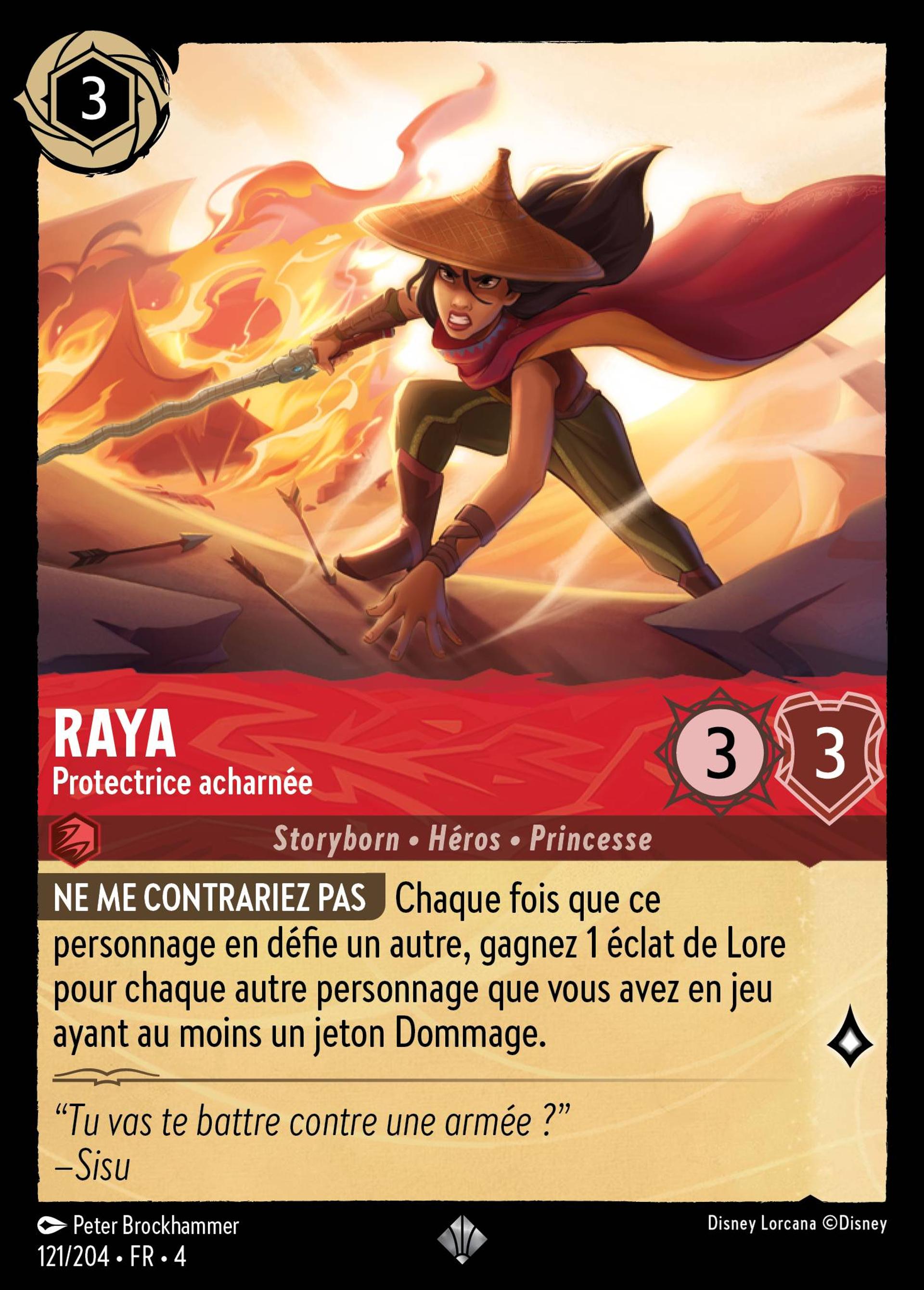 Raya - Protectrice acharnée — Ursula's Return — Lorcana