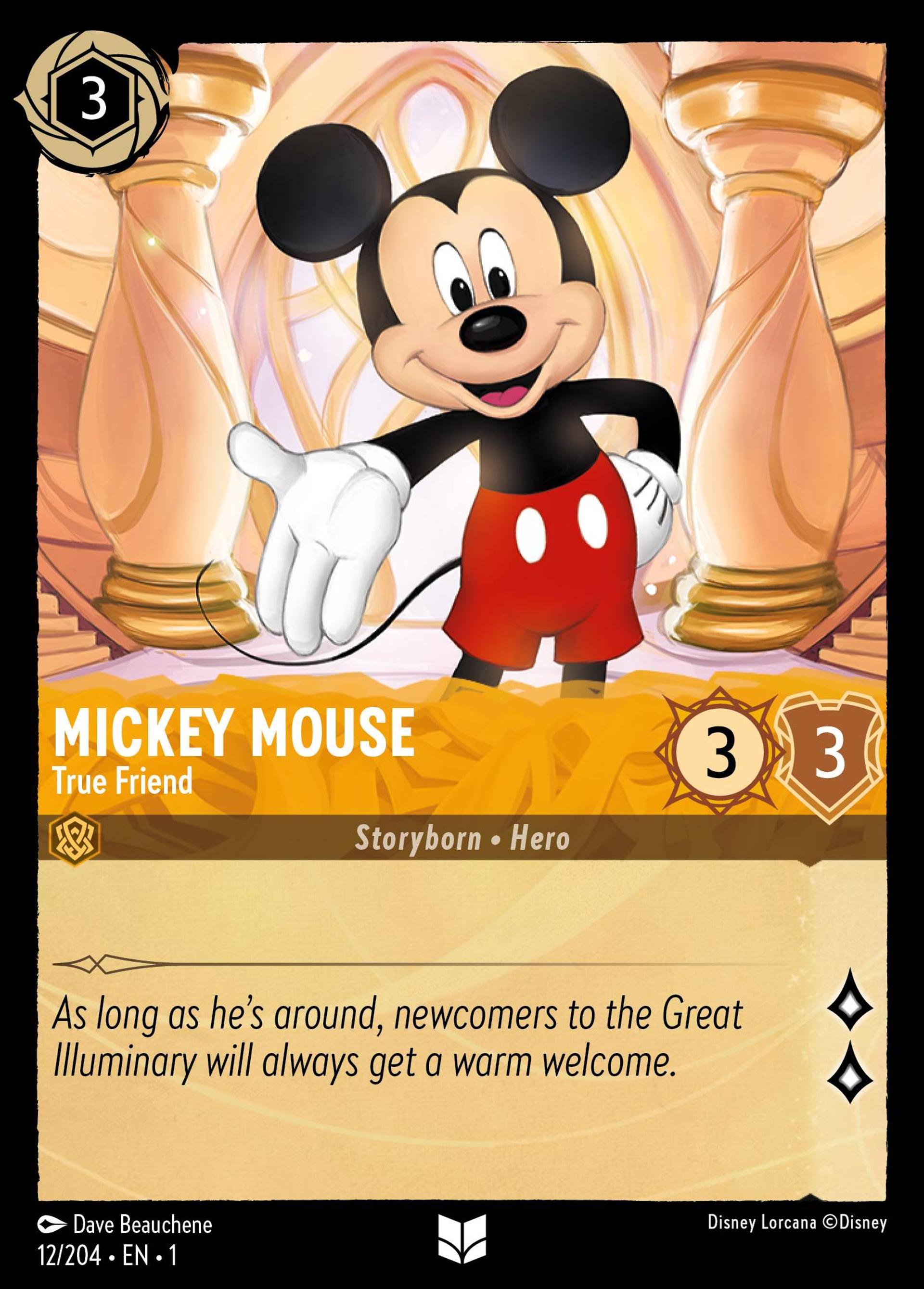 Mickey Mouse - True Friend — The First Chapter — Lorcana