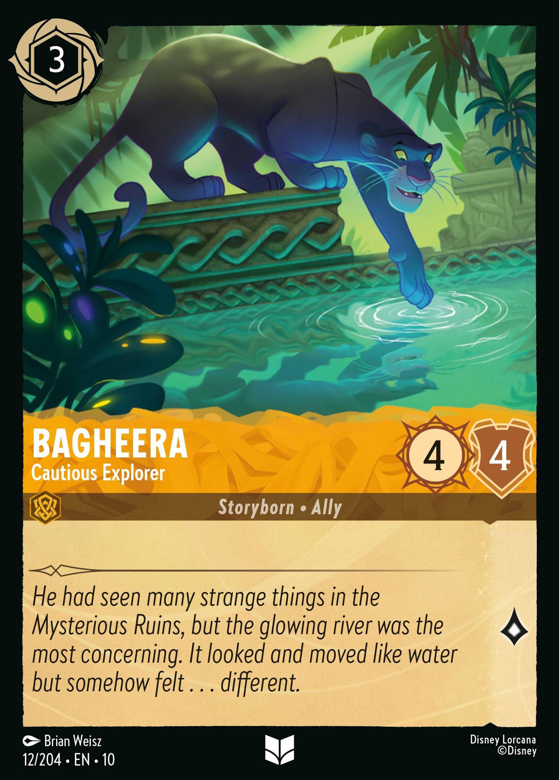 Bagheera - Cautious Explorer — Whispers in the Well — Lorcana