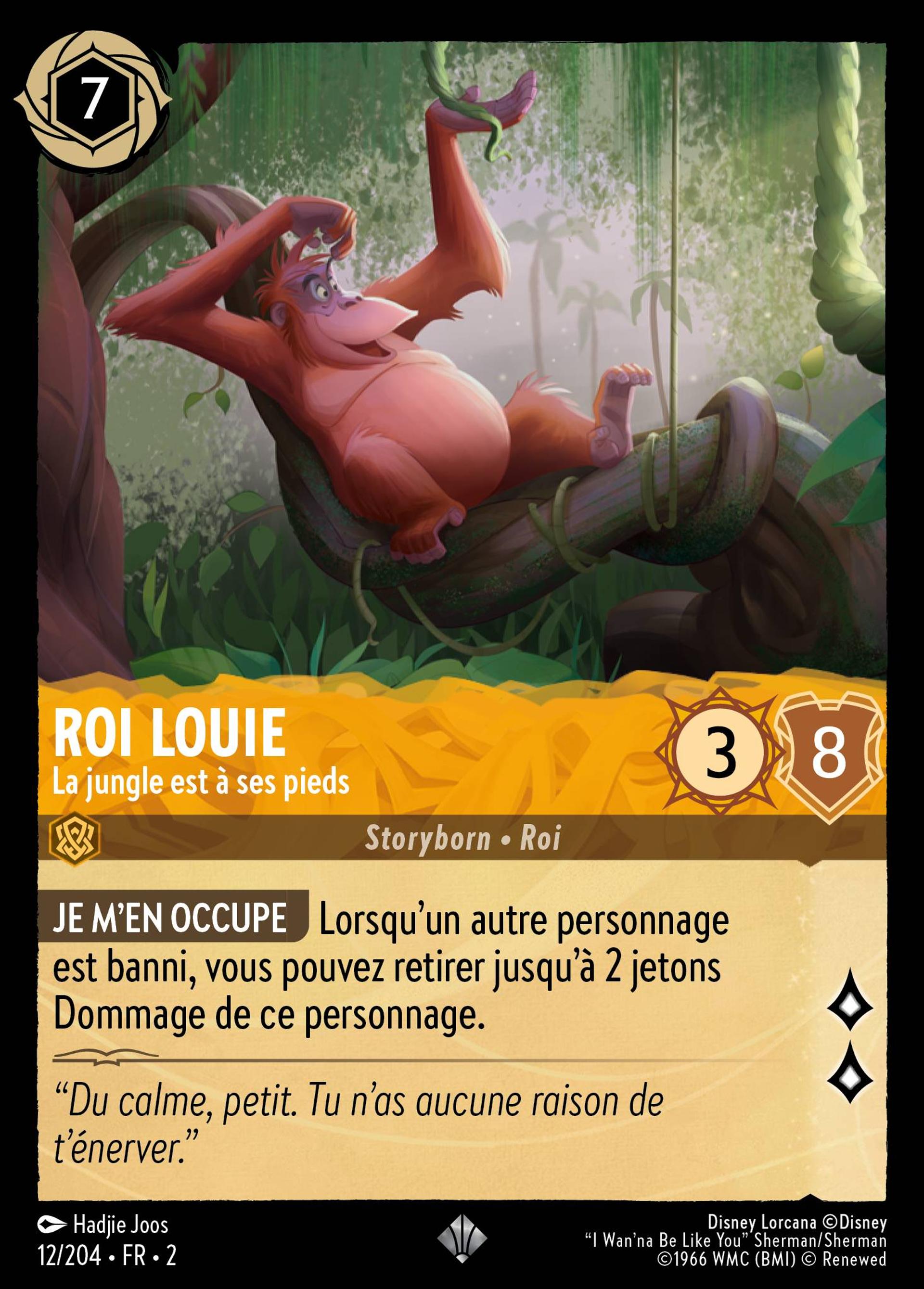 Roi Louie - La jungle est à ses pieds — Rise of the Floodborn — Lorcana