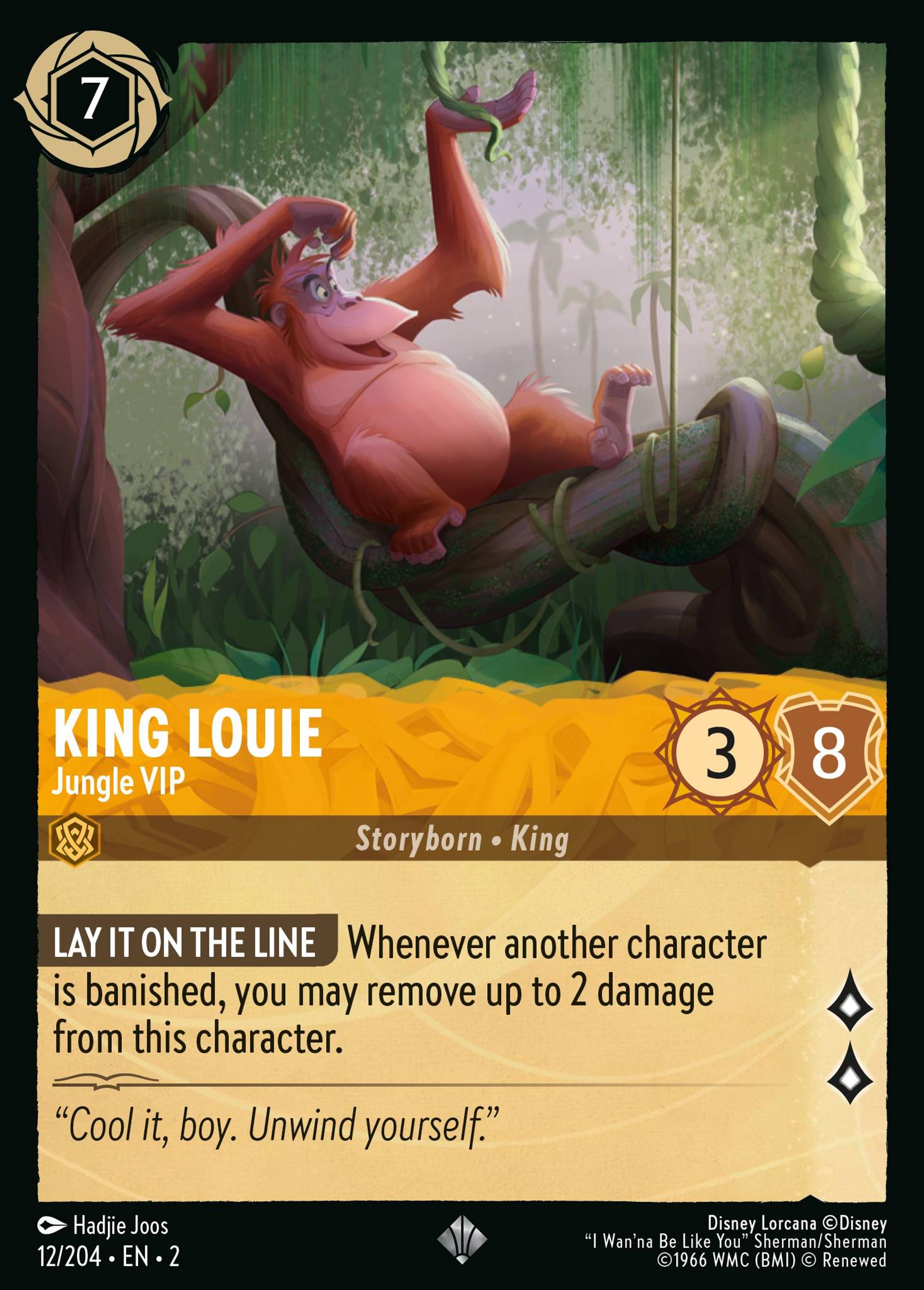 King Louie - Jungle VIP — Rise of the Floodborn — Lorcana