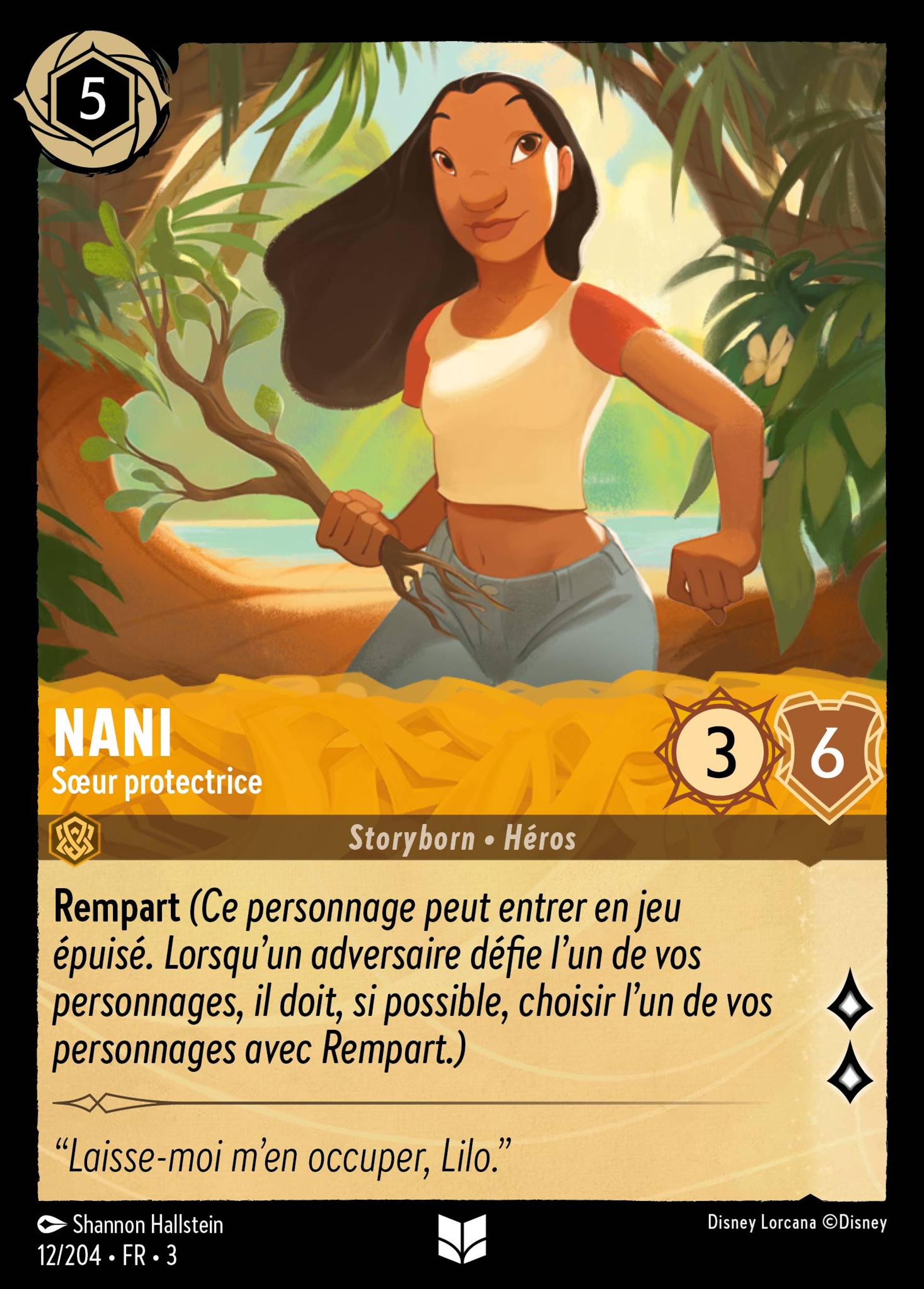 Nani - Sœur protectrice — Into the Inklands — Lorcana