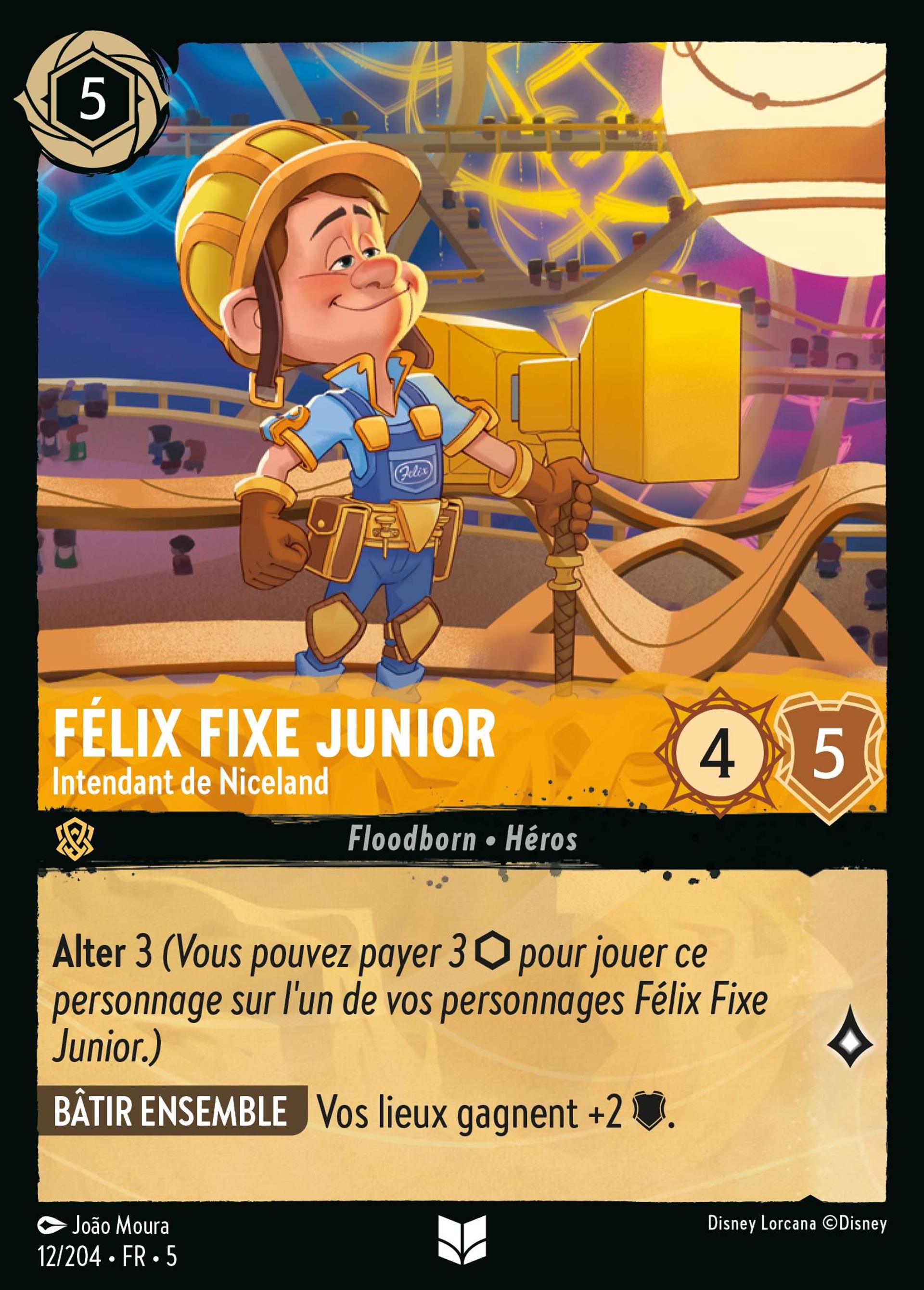 Félix Fixe Junior - Intendant de Niceland — Shimmering Skies — Lorcana