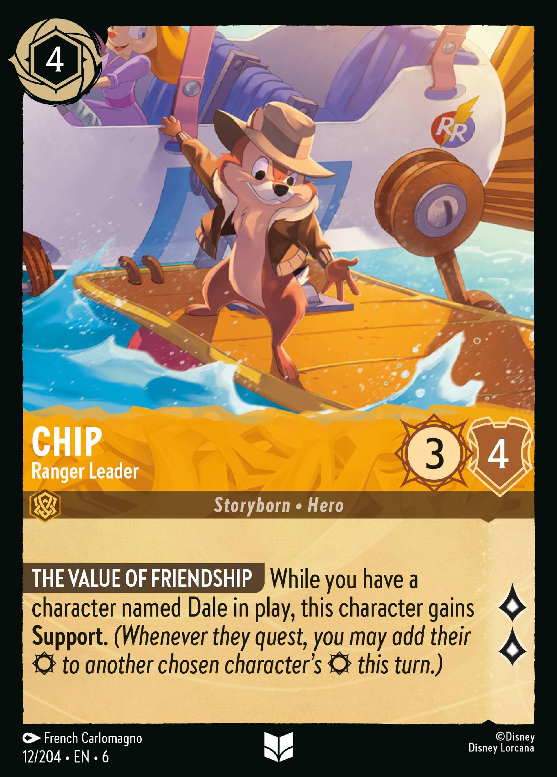 Chip - Ranger Leader — Azurite Sea — Lorcana