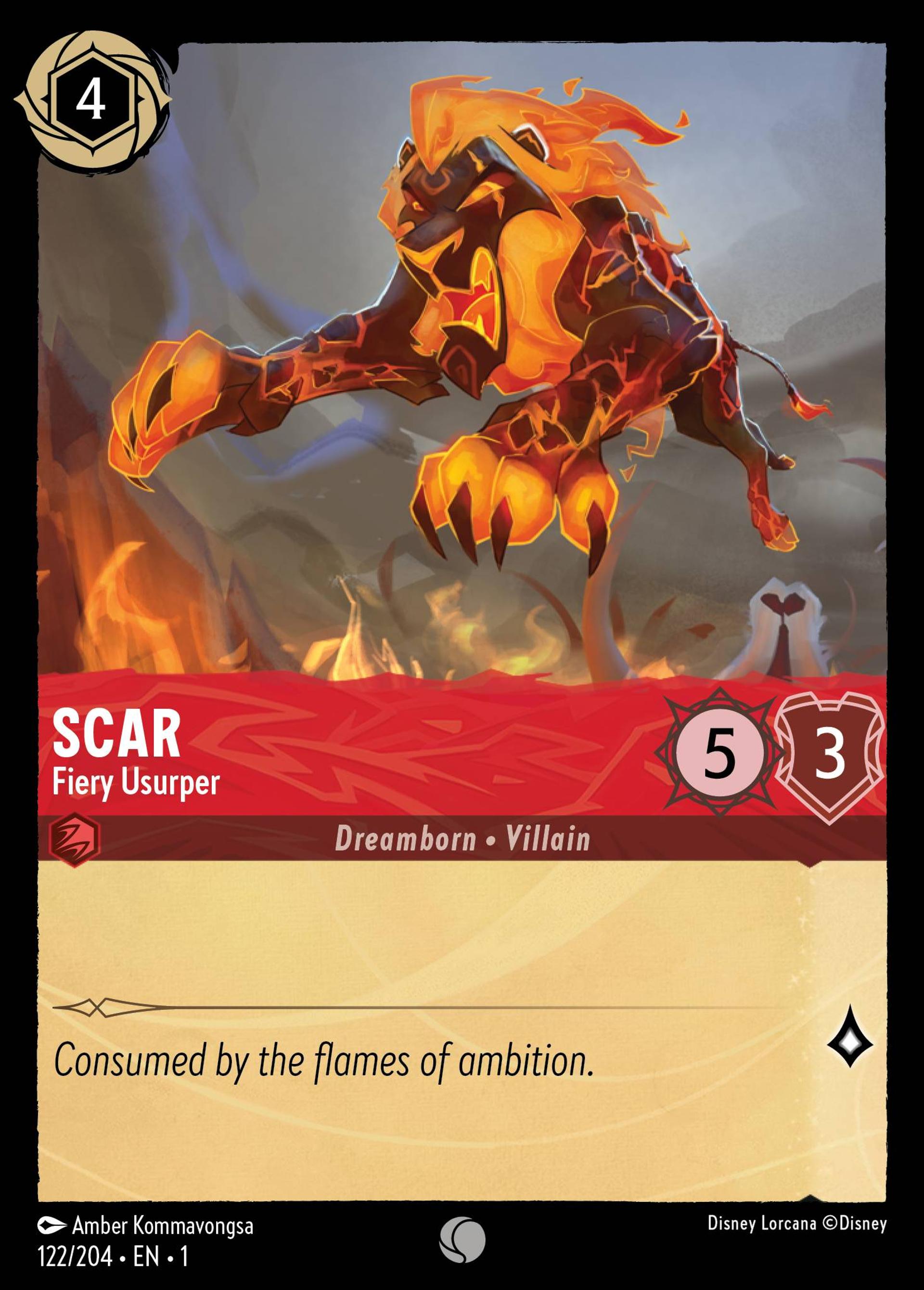 Scar - Fiery Usurper — The First Chapter — Lorcana